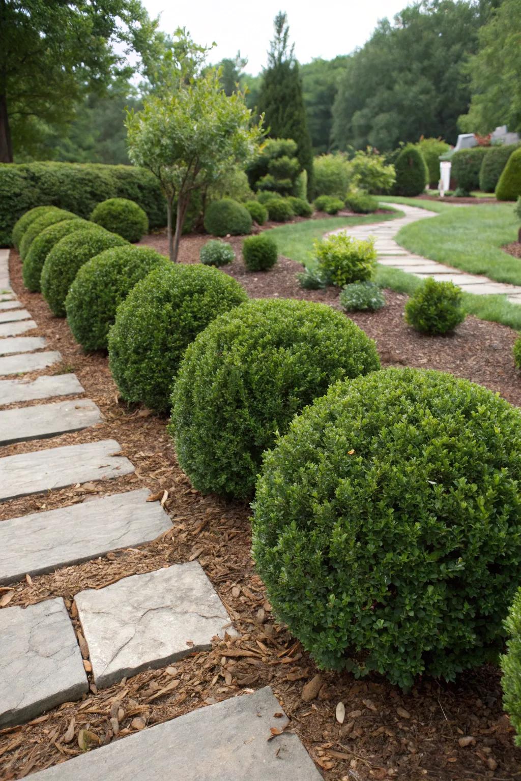 Maintain a sharp look for your shrubs with ground cover.