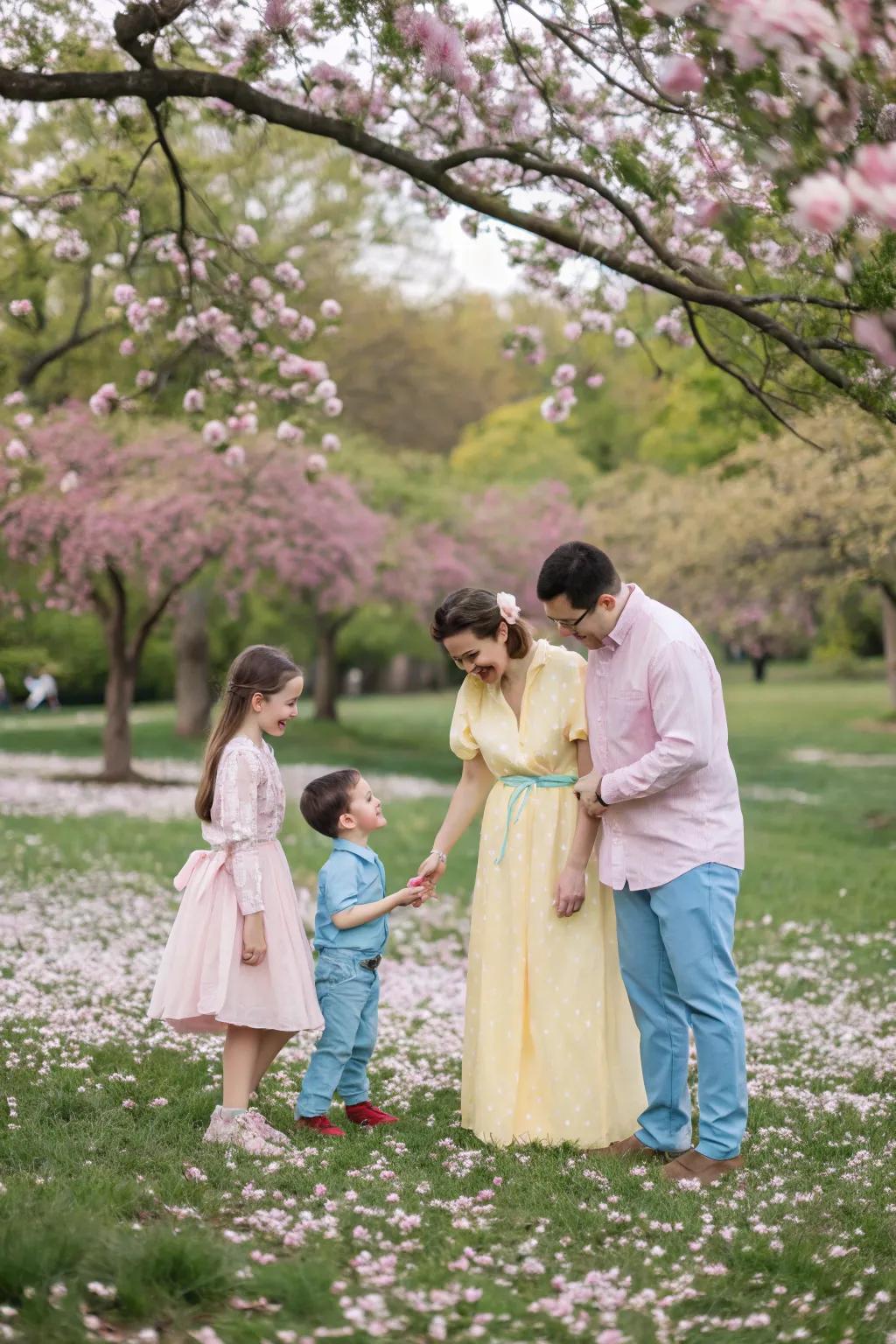 Pastels breathe an invigorating and airy atmosphere into springtime environments.