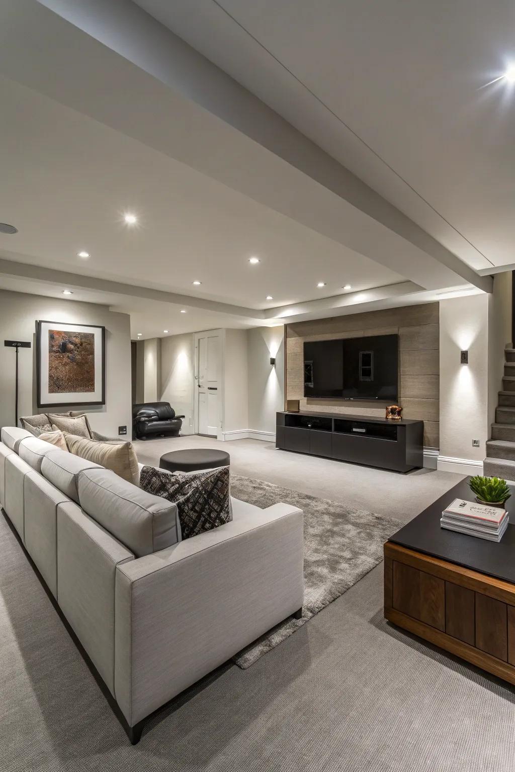 Elegant, smaller furnishings assist to sustain a spacious, uncluttered environment.