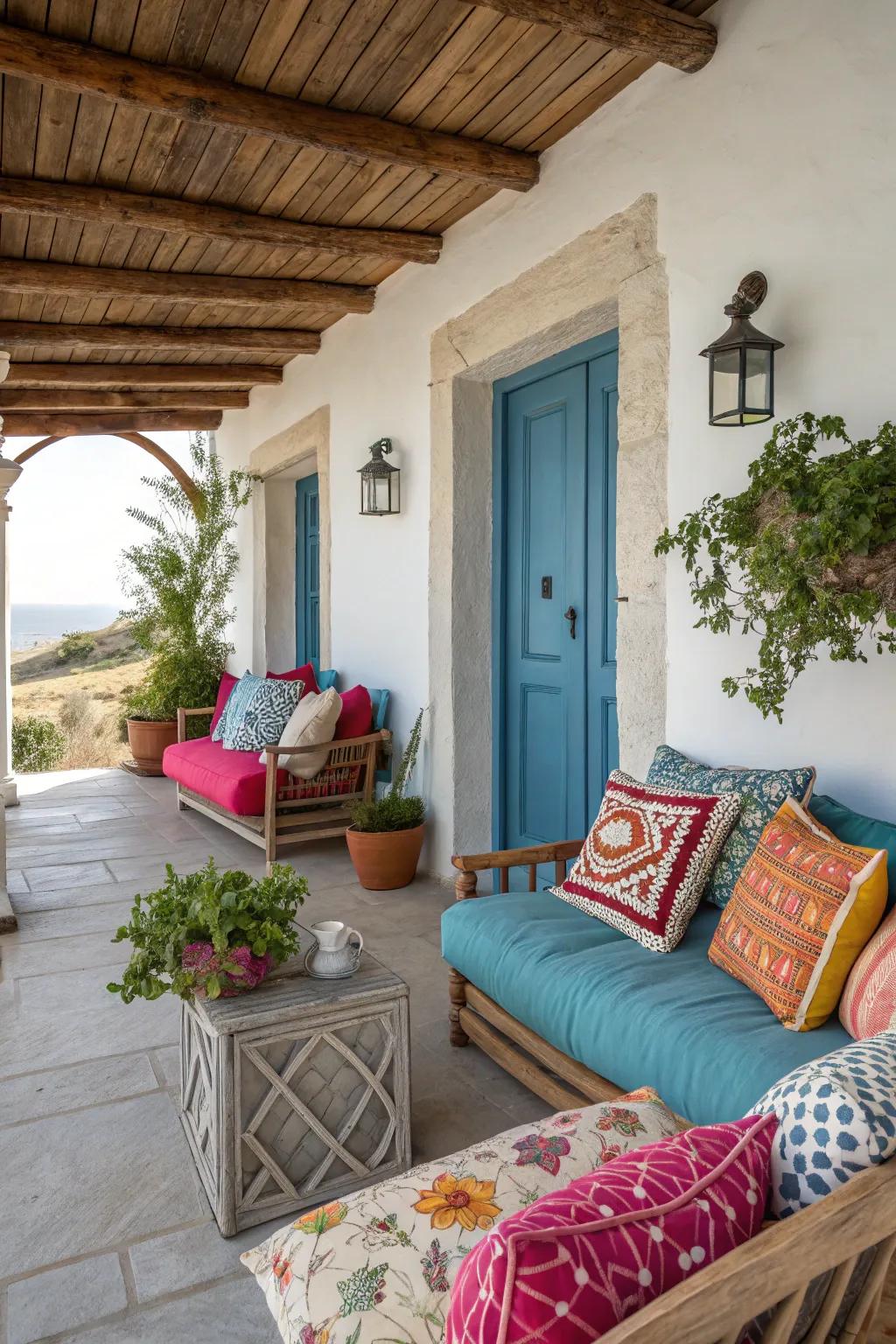 Inviting seating encourages relaxation and interaction.