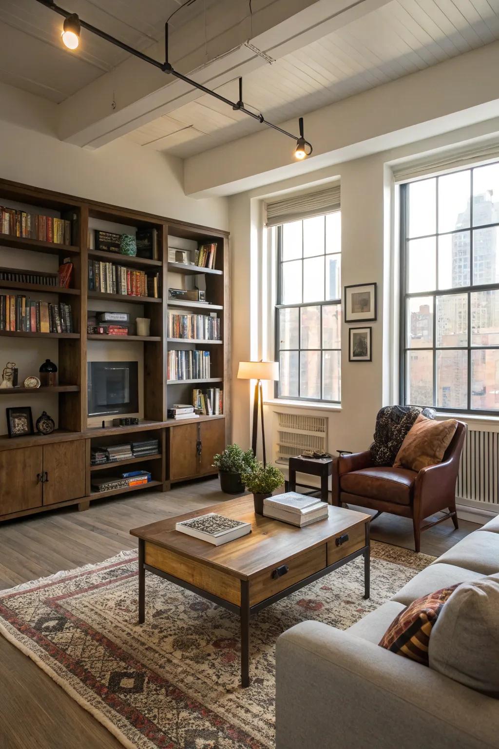 Practical areas thoughtfully arranged for both style and functionality.