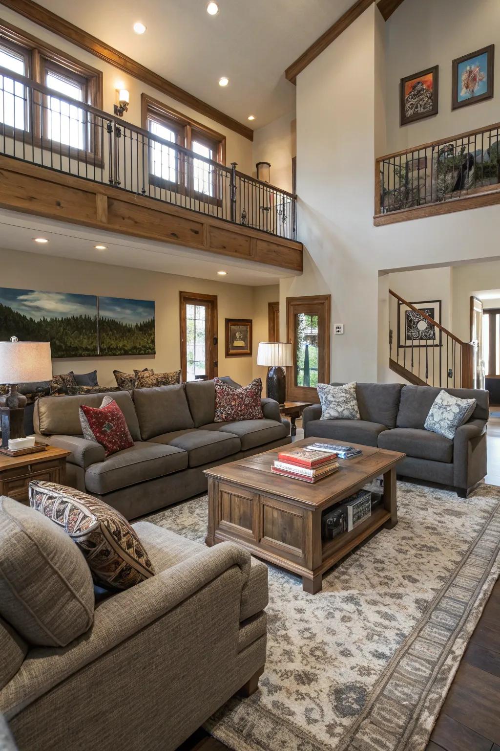 An open-plan design enhances both comfort and ease of access.