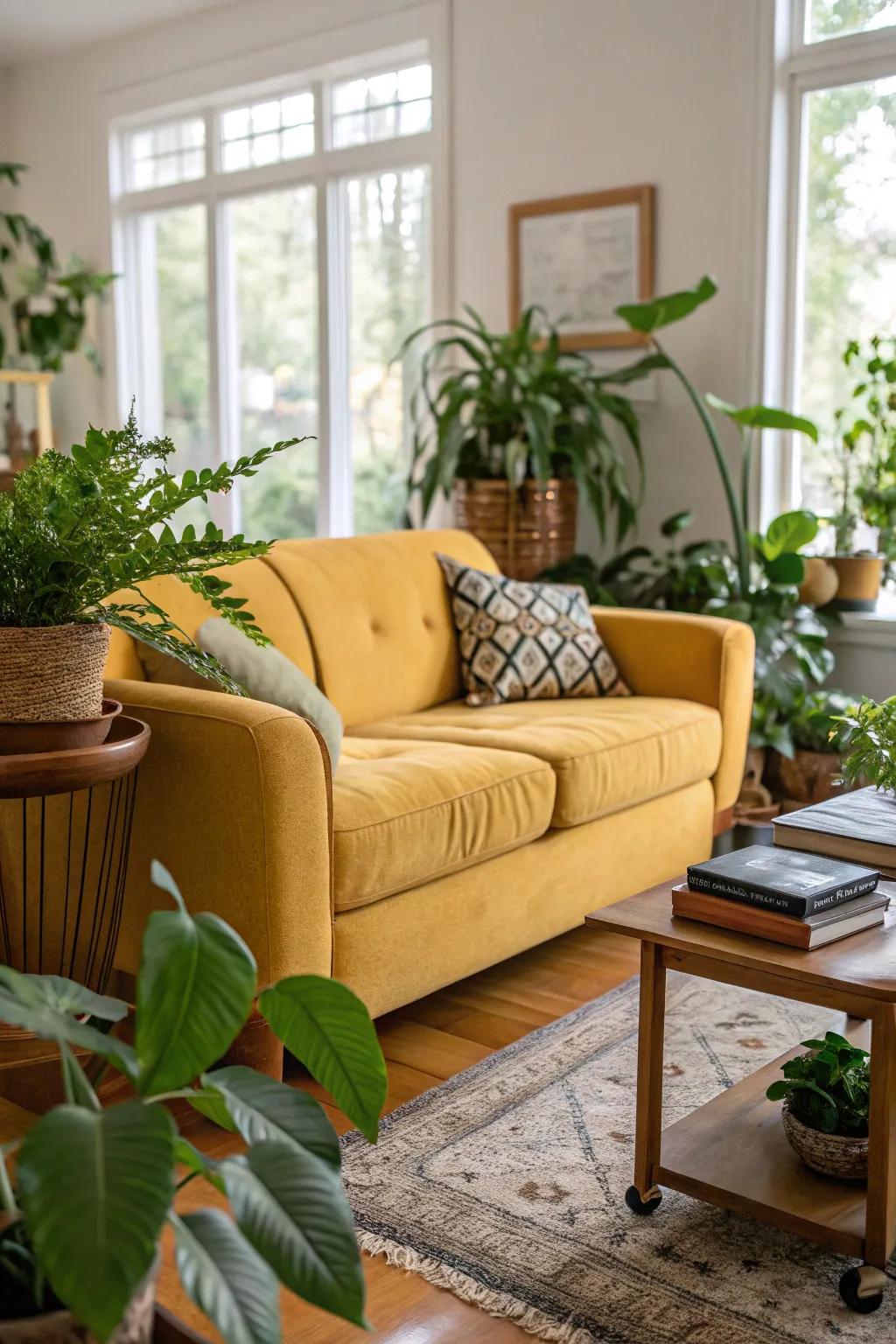 Verdure breathes vitality and dynamism into the environment.