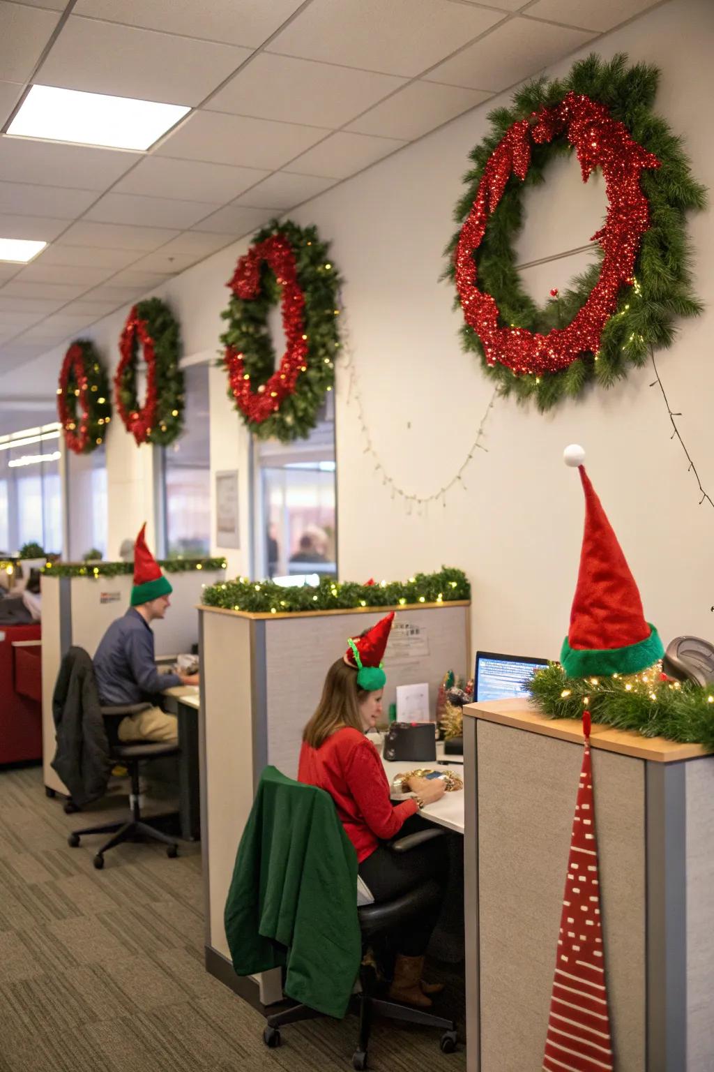 A mix of styles ensures a festive and welcoming atmosphere.
