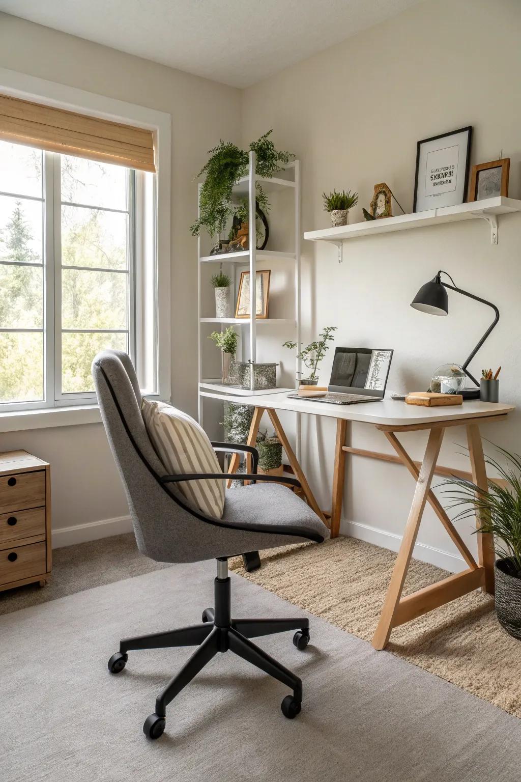 Focus on comfort with ergonomic office furniture.