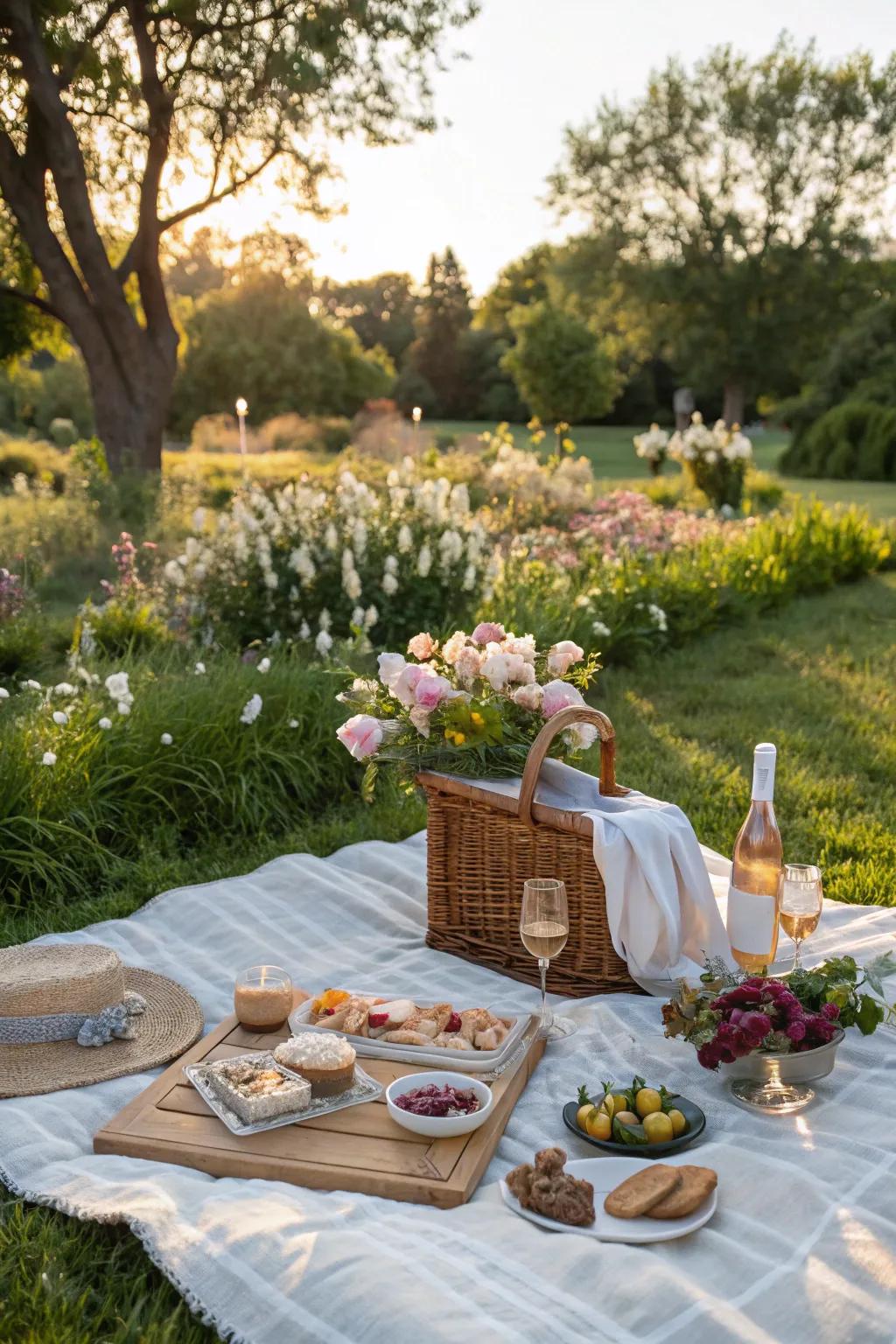 A relaxed and elegant open-air meal just right for private talks.