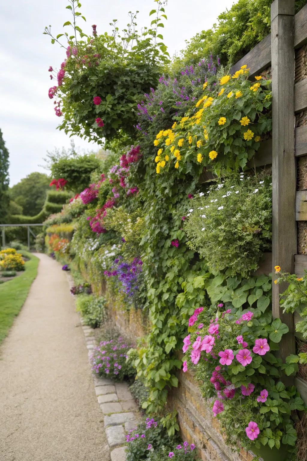 Layered growing adds dimension and vibrancy.