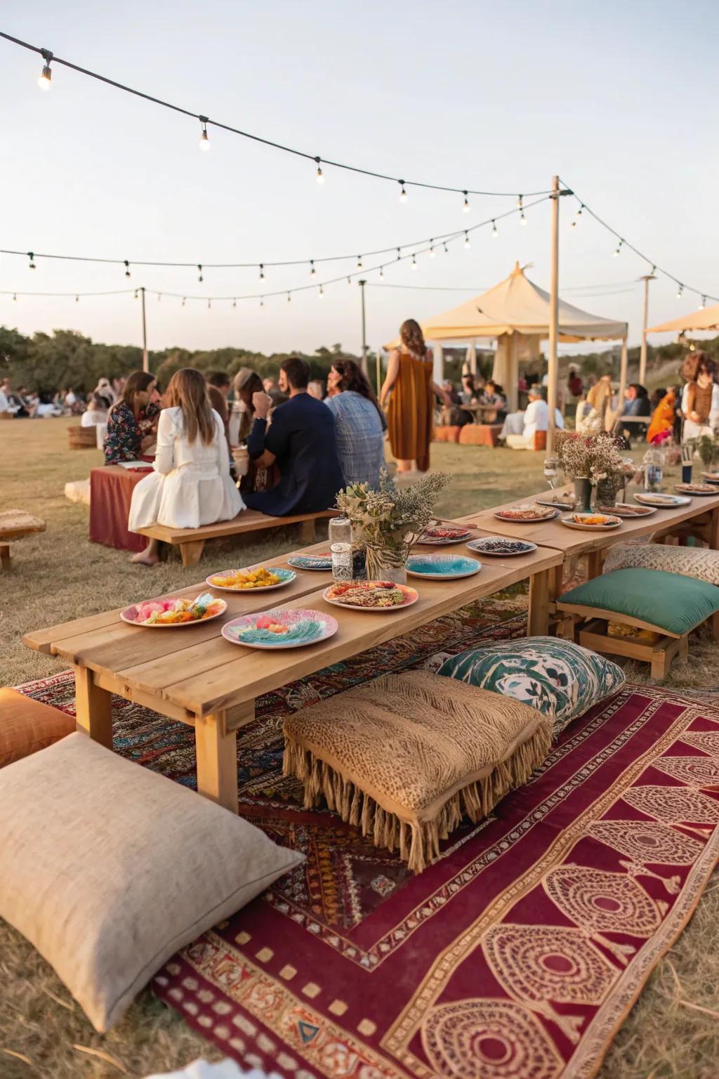 Cultivate a snug ambiance with unconventional features.