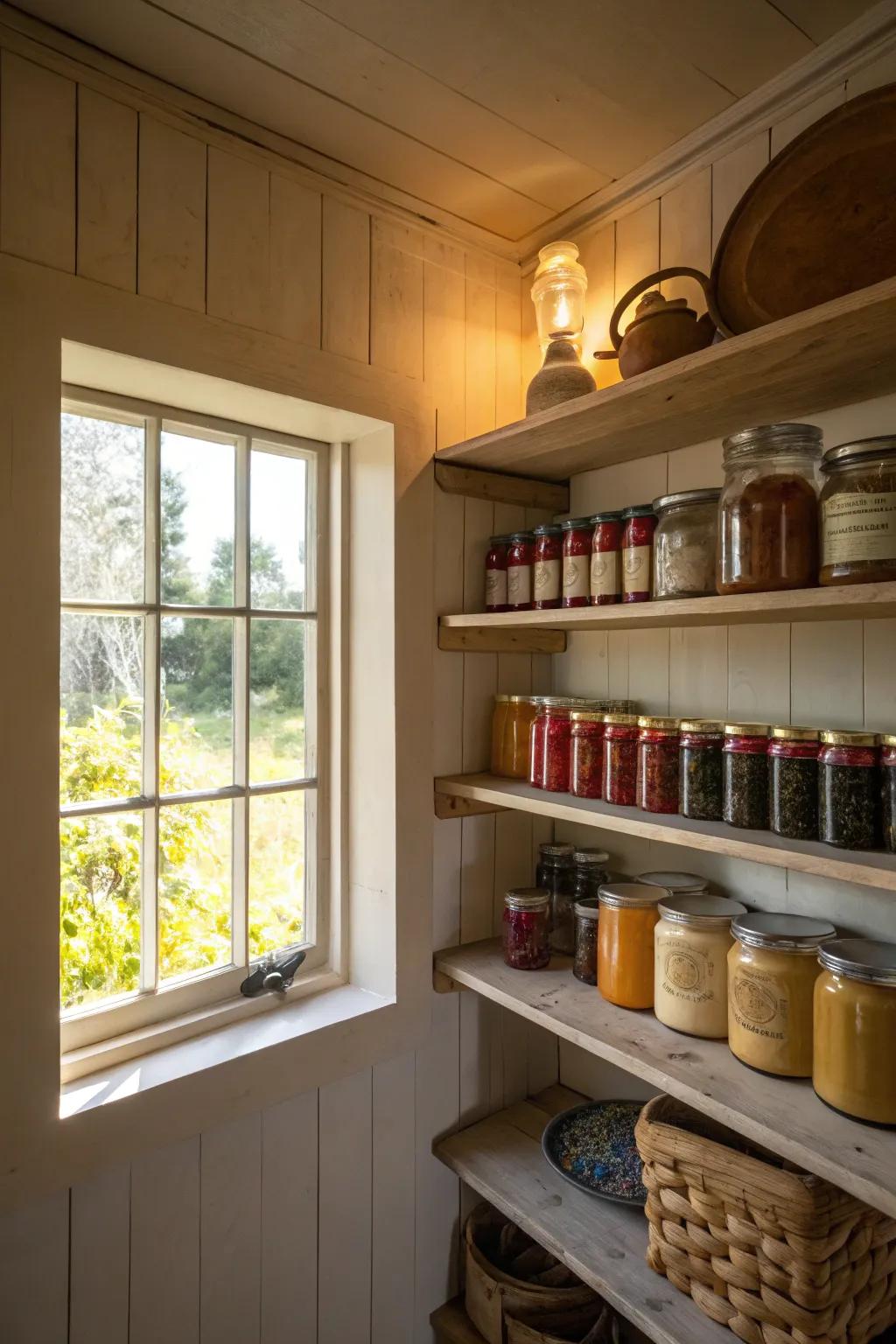Natural light offers a revitalizing effect.