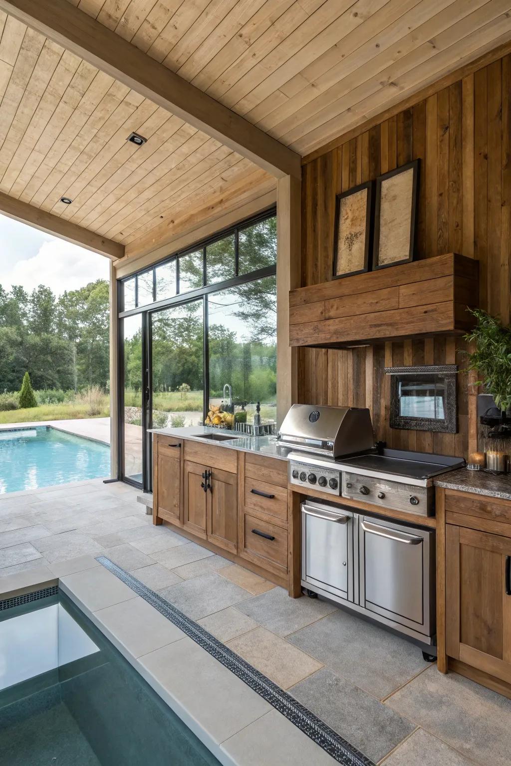 A harmonious blend of contemporary and natural aesthetics.