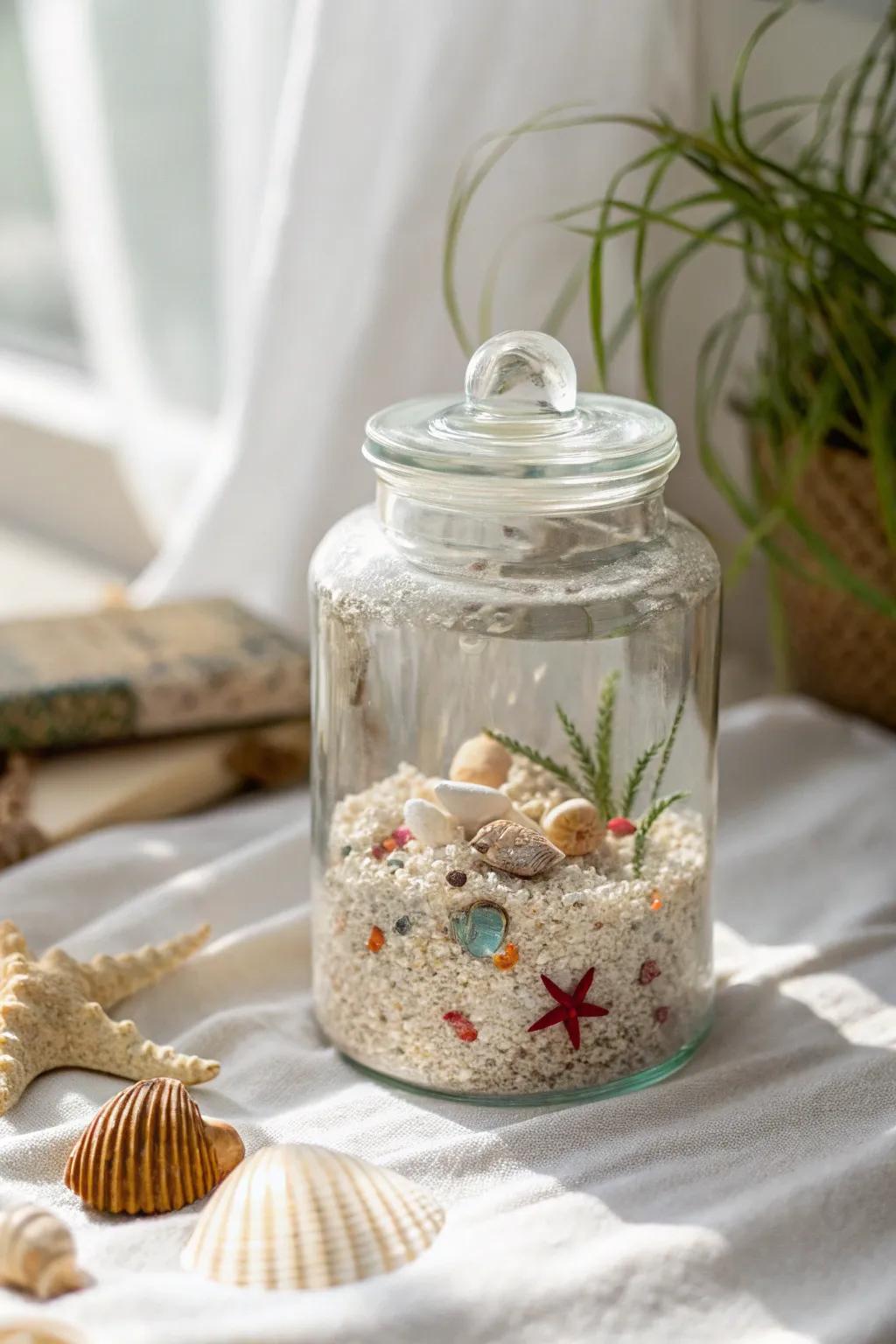 Discover the splendor of simplicity using a small-scale realm inside a resin bottle; where travel recollections discover their flawless dwelling.