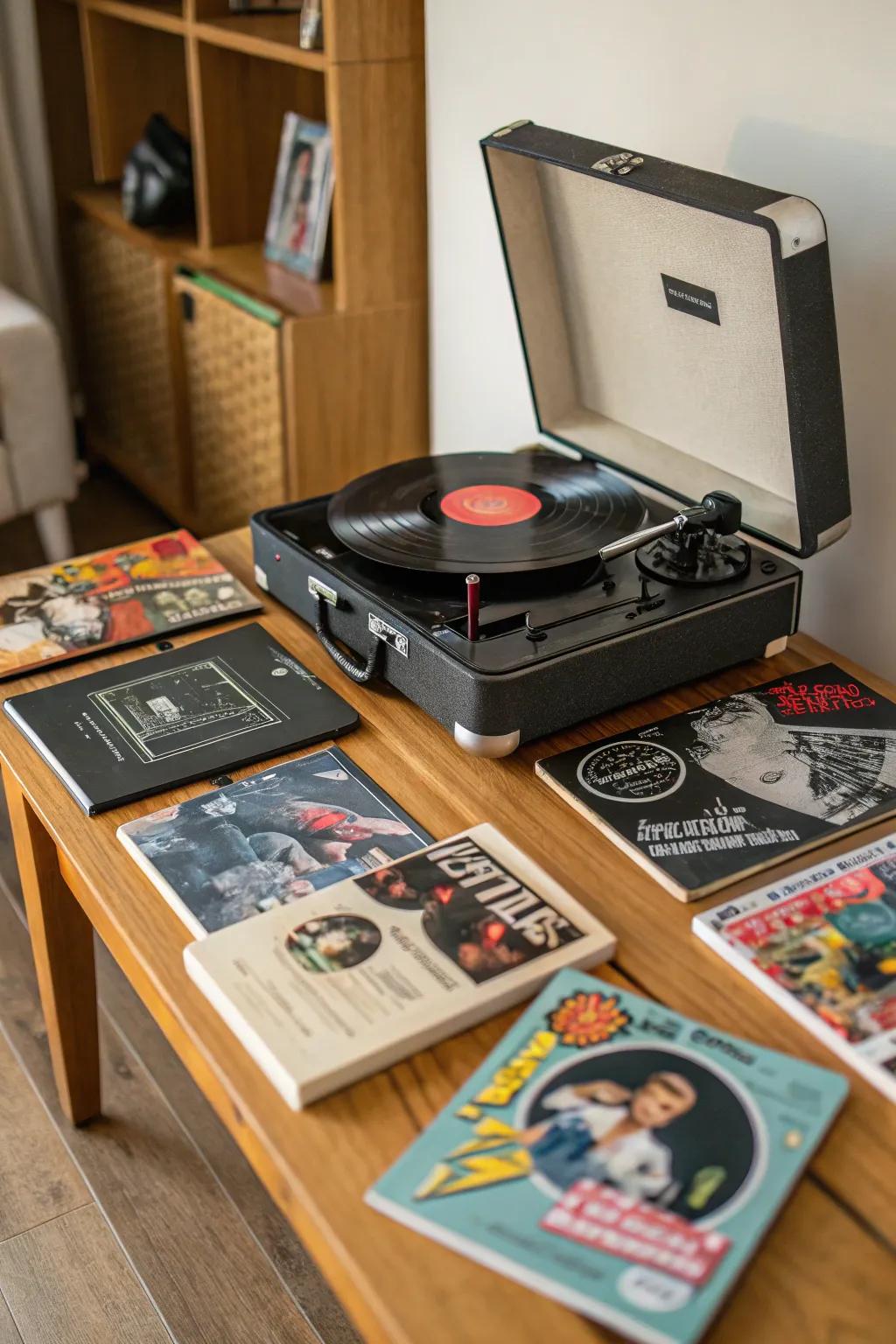 A playlist setup showcasing classic hits from past decades.