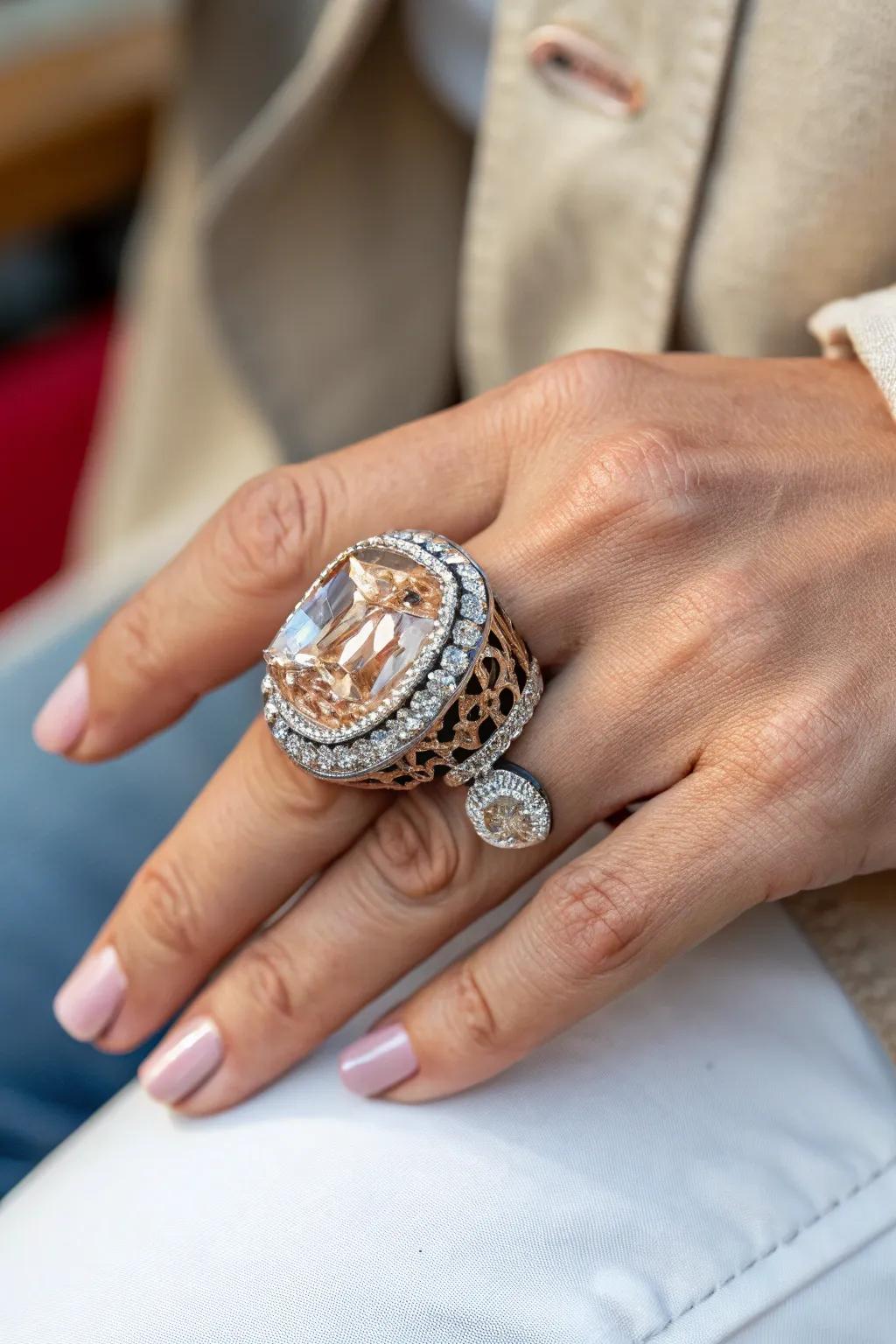 Standout Pointer Finger Ornament Design