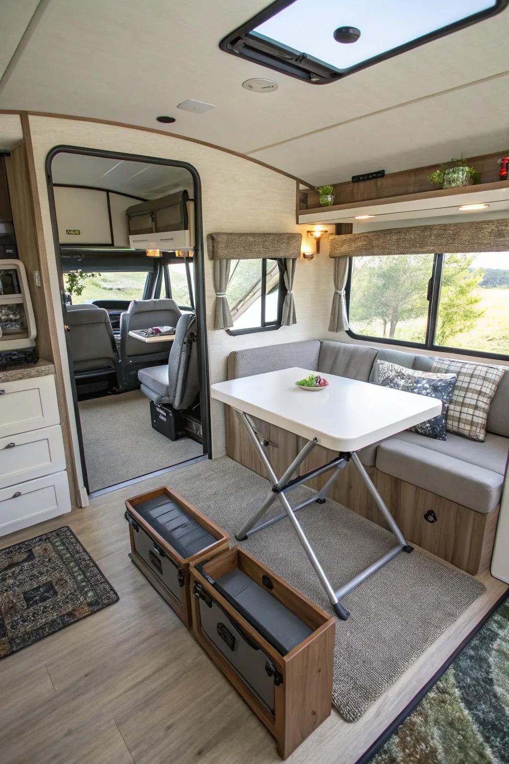 Practical arrangements enhance both style and functionality.