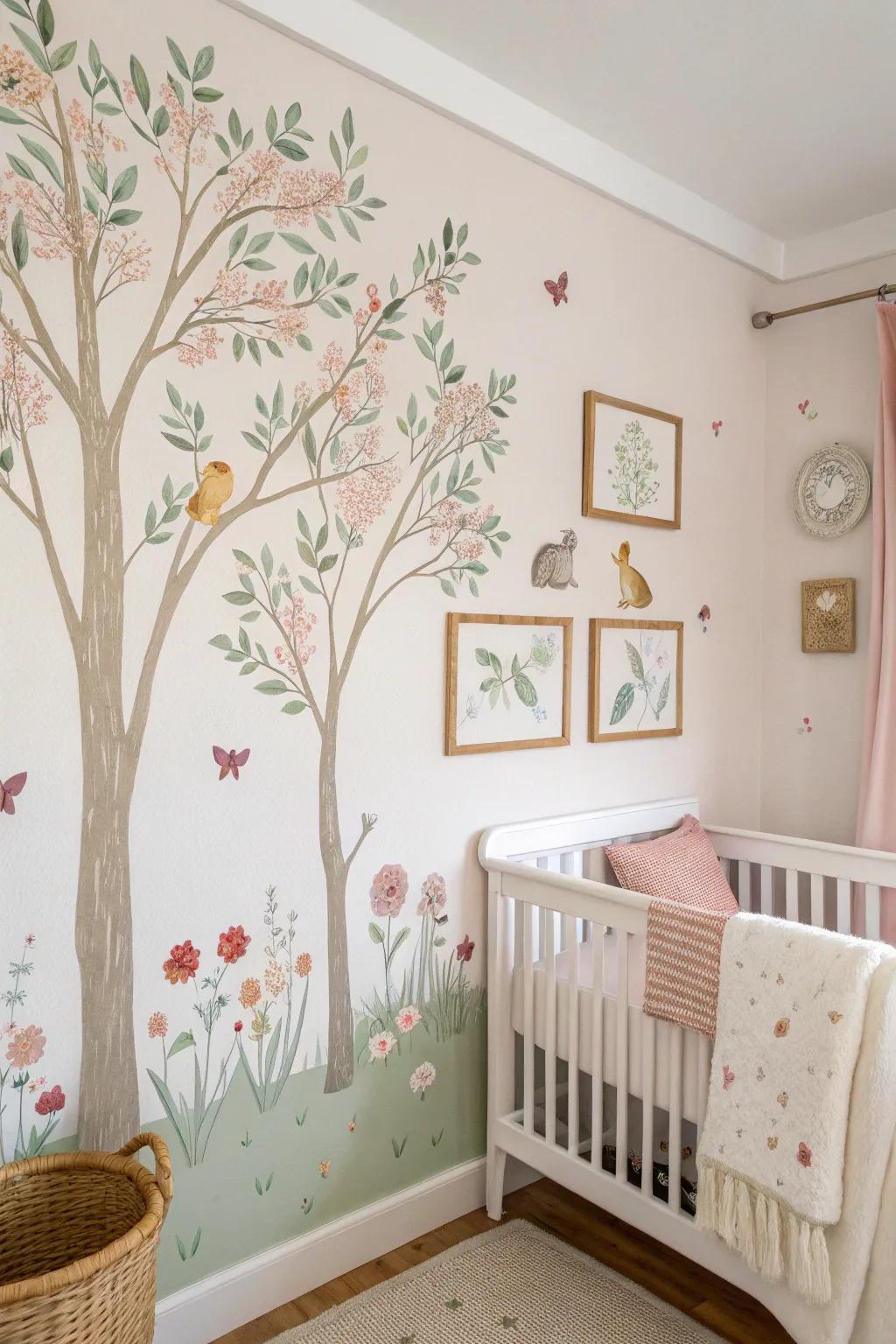 Subtle wall adornments introduce persona without being dominant.