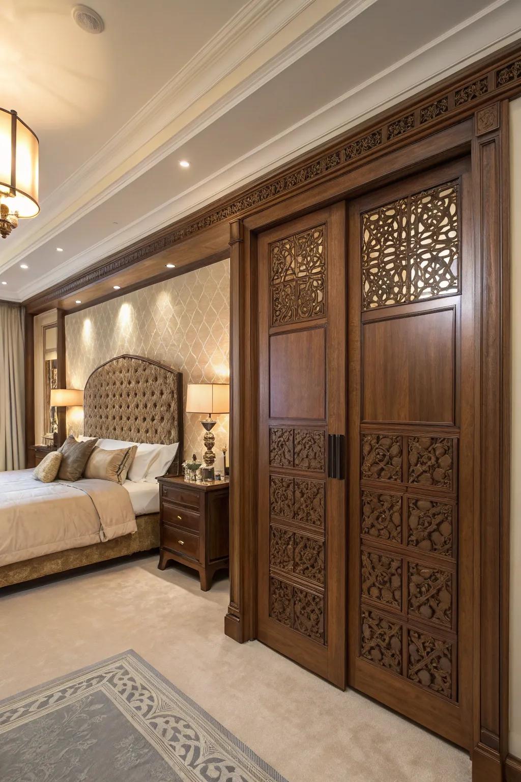 Ageless elegance through timeless paneled doors.