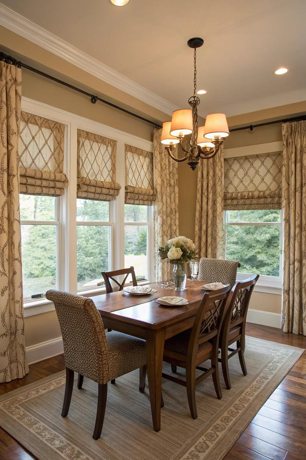 Bespoke window dressings deliver a refined and sophisticated appeal.