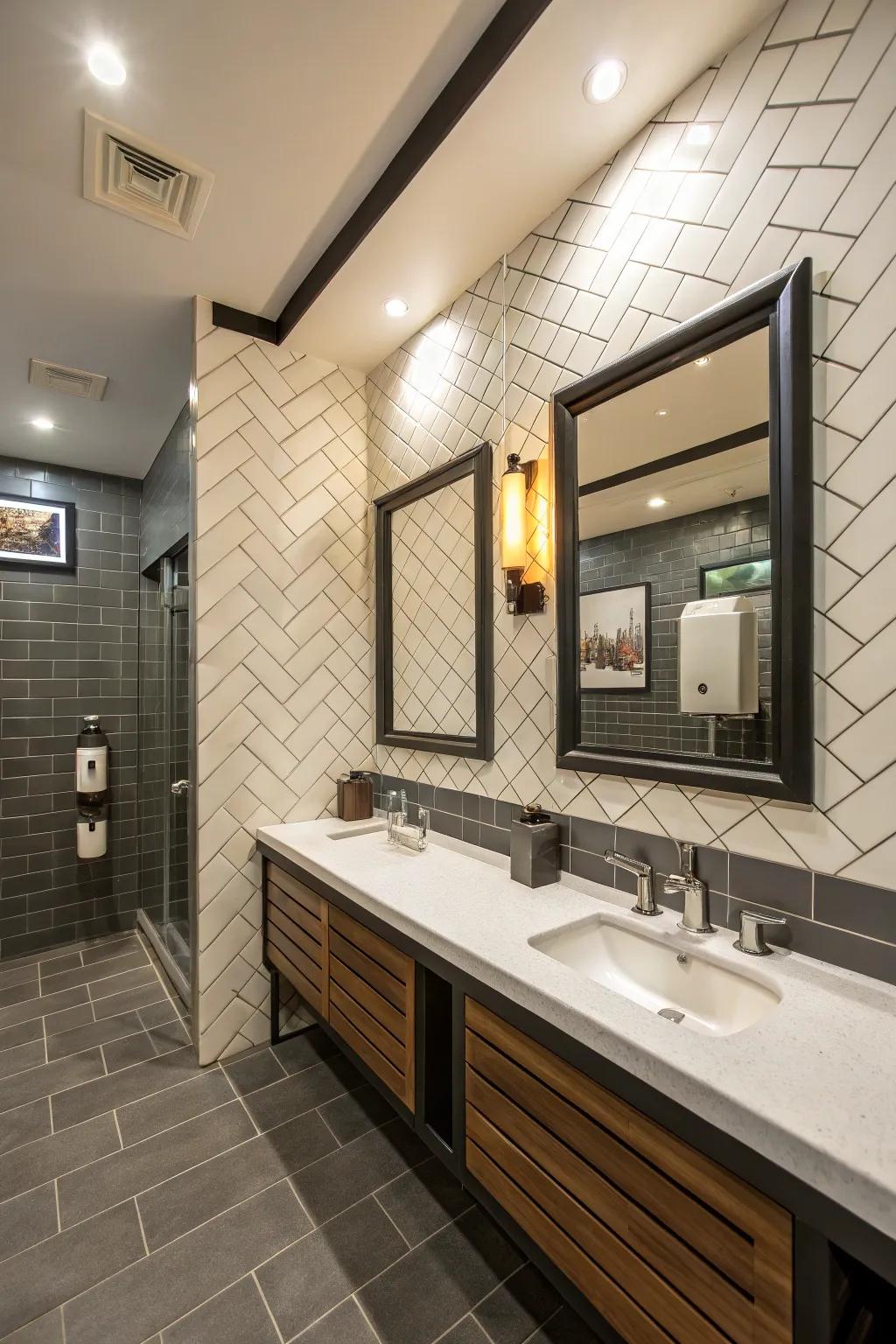 Imaginative arrangements fully utilize restricted area.