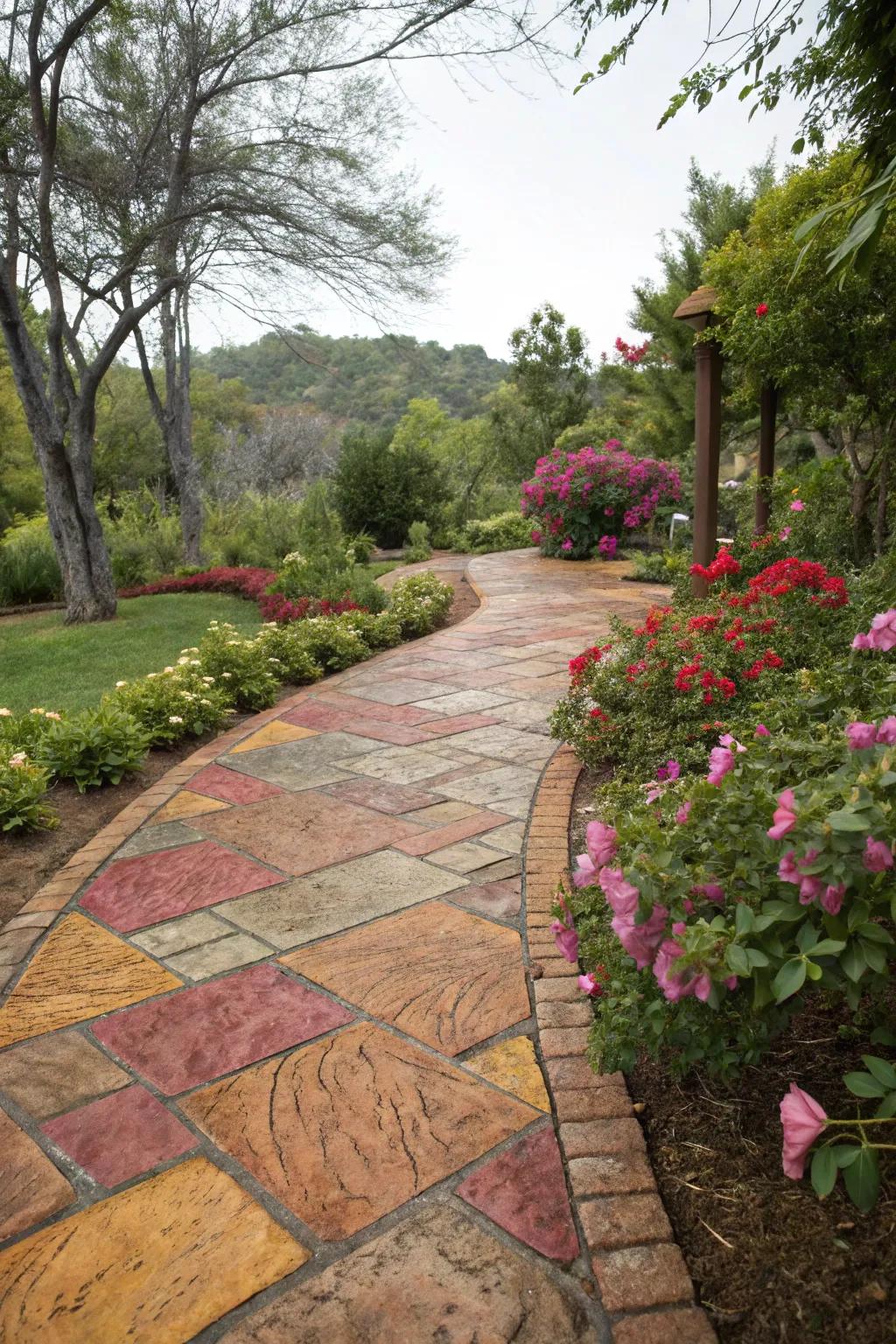 Invigorate your trail with a touch of color.