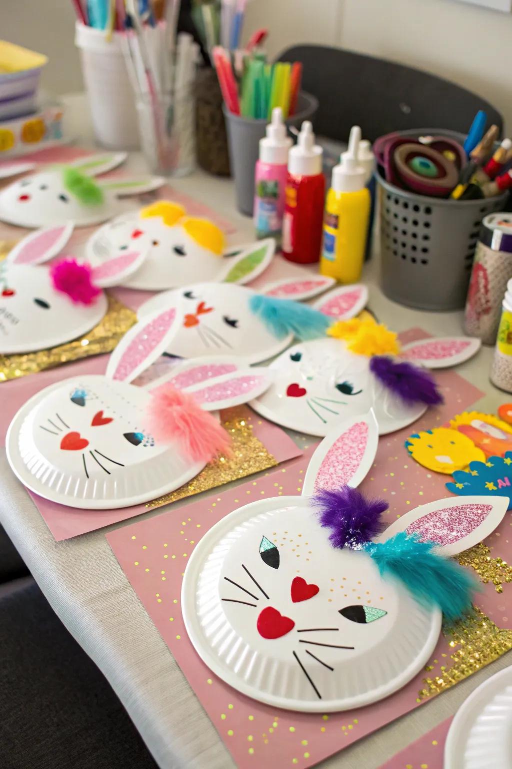 Enjoyable and effortless Easter bunny masks for youngsters.