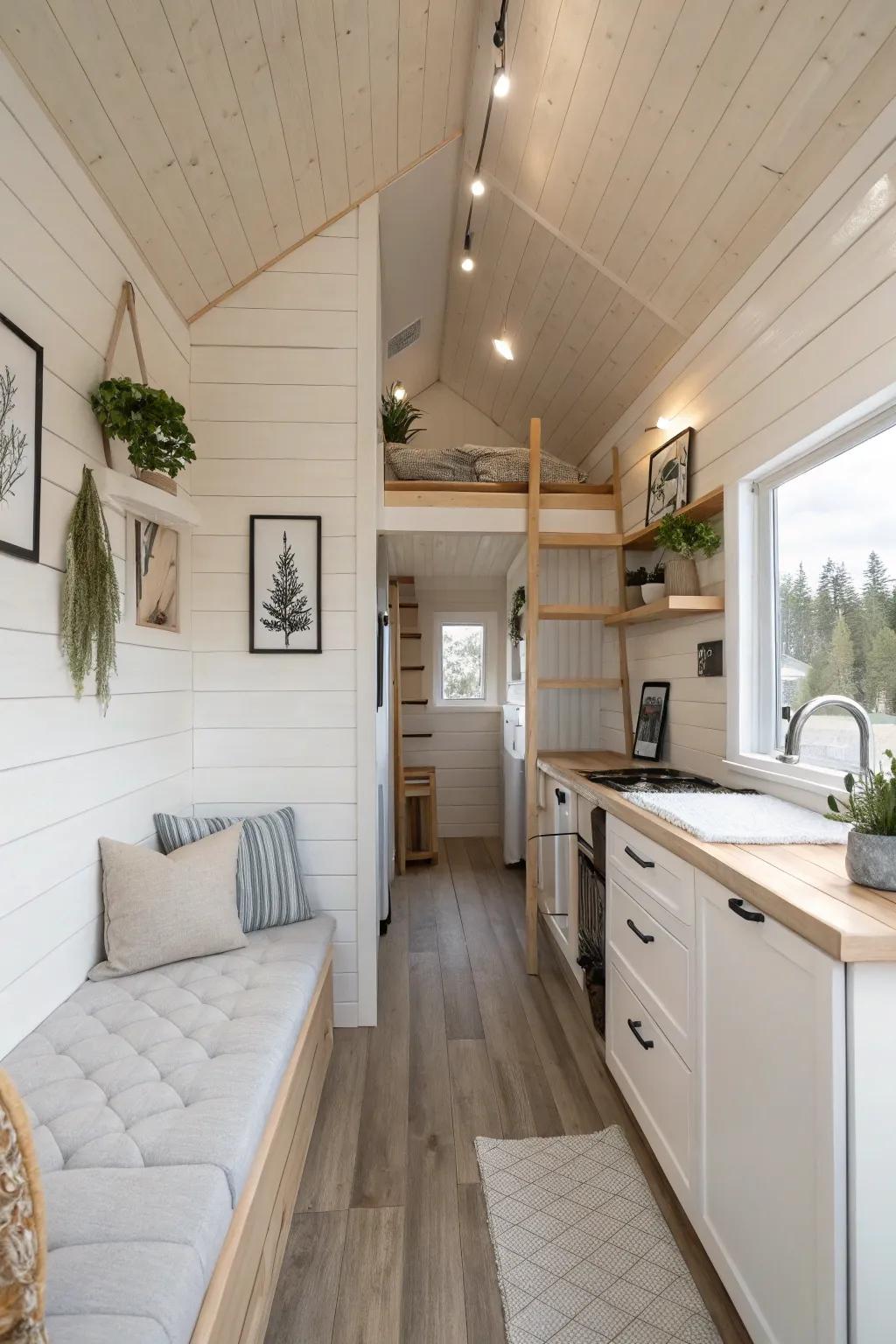 Adopt simplicity with a minimalist design.