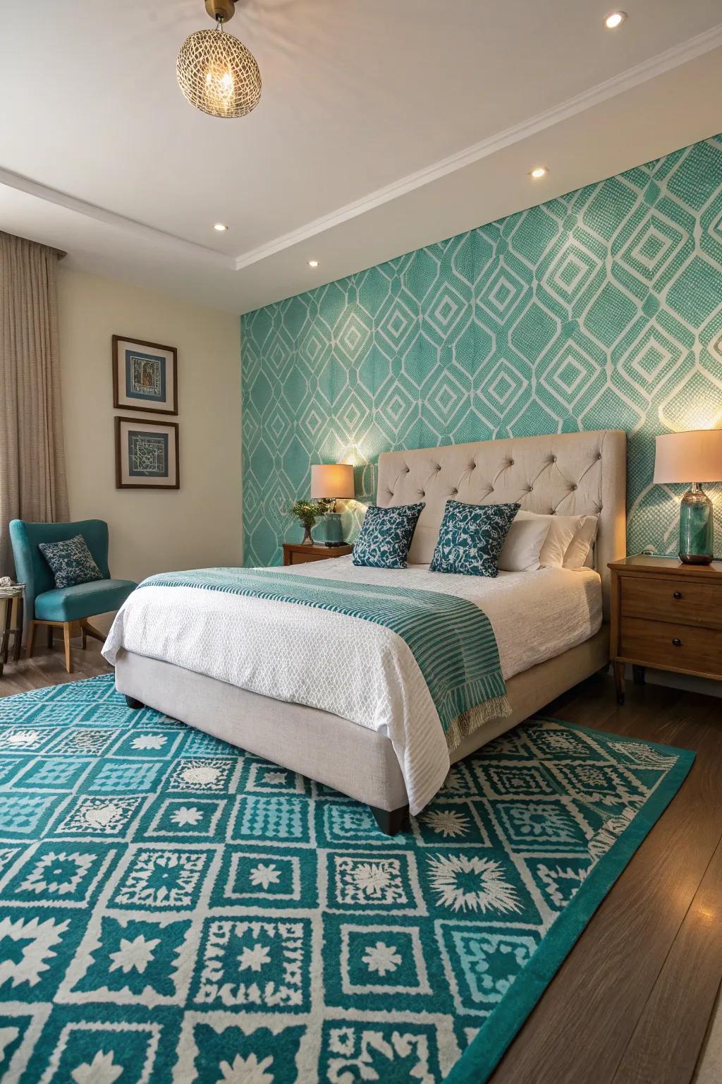 Geometric patterns add a modern twist.