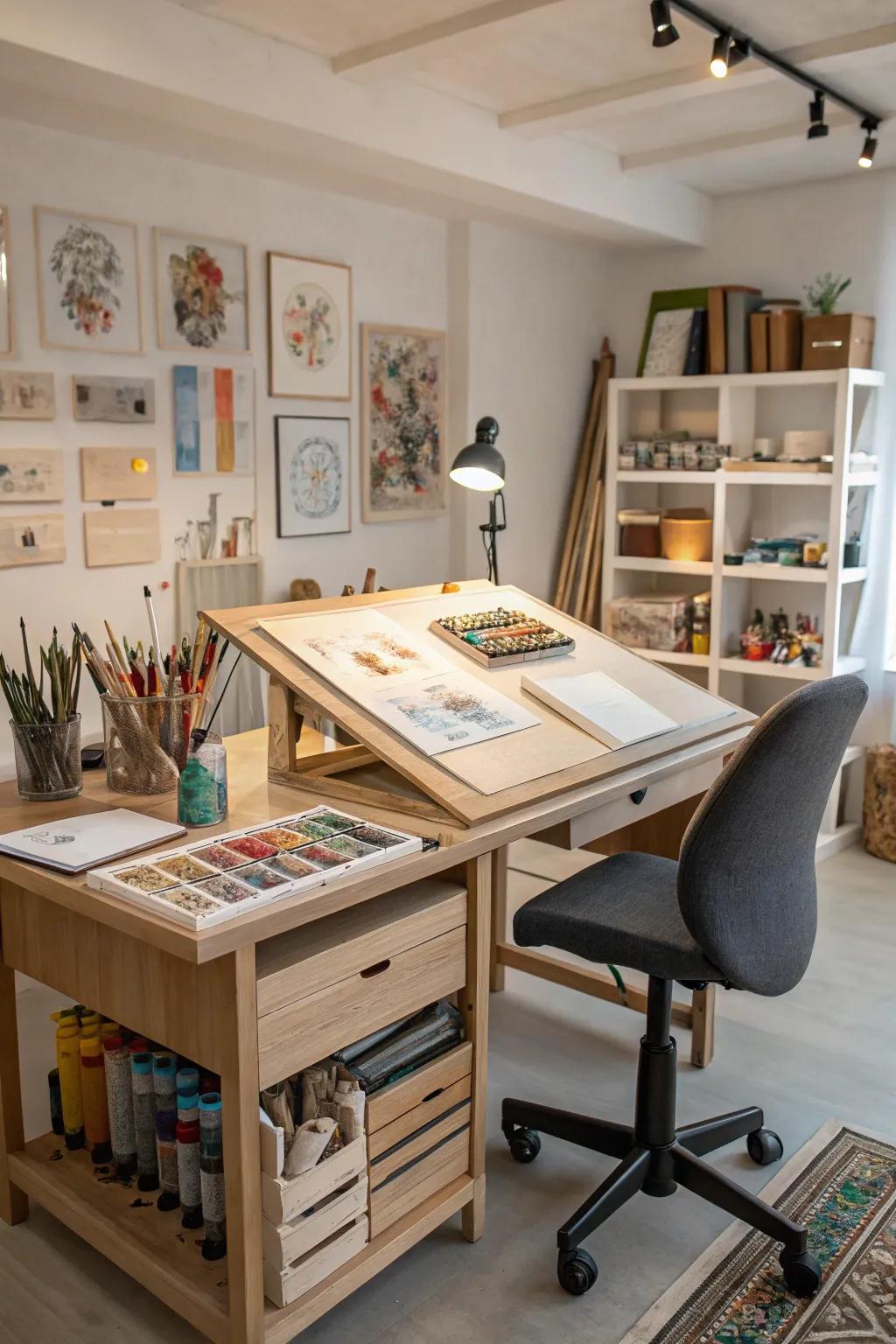 Ergonomic furniture boosts comfort and efficiency.