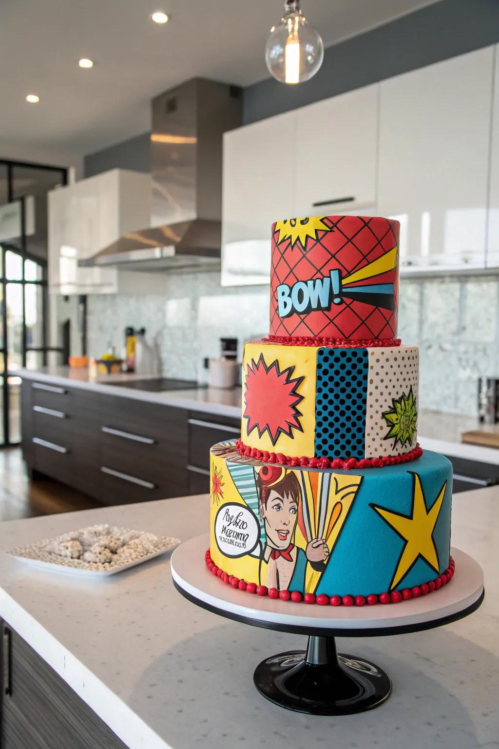 Bold graphics desserts are suitable for those who enjoy striking and playful designs.