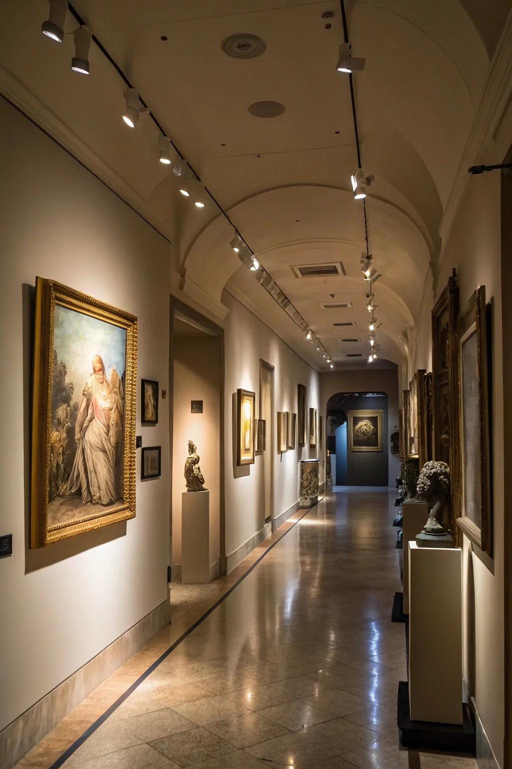 Spotlights transform any artwork into the focal point of your space.