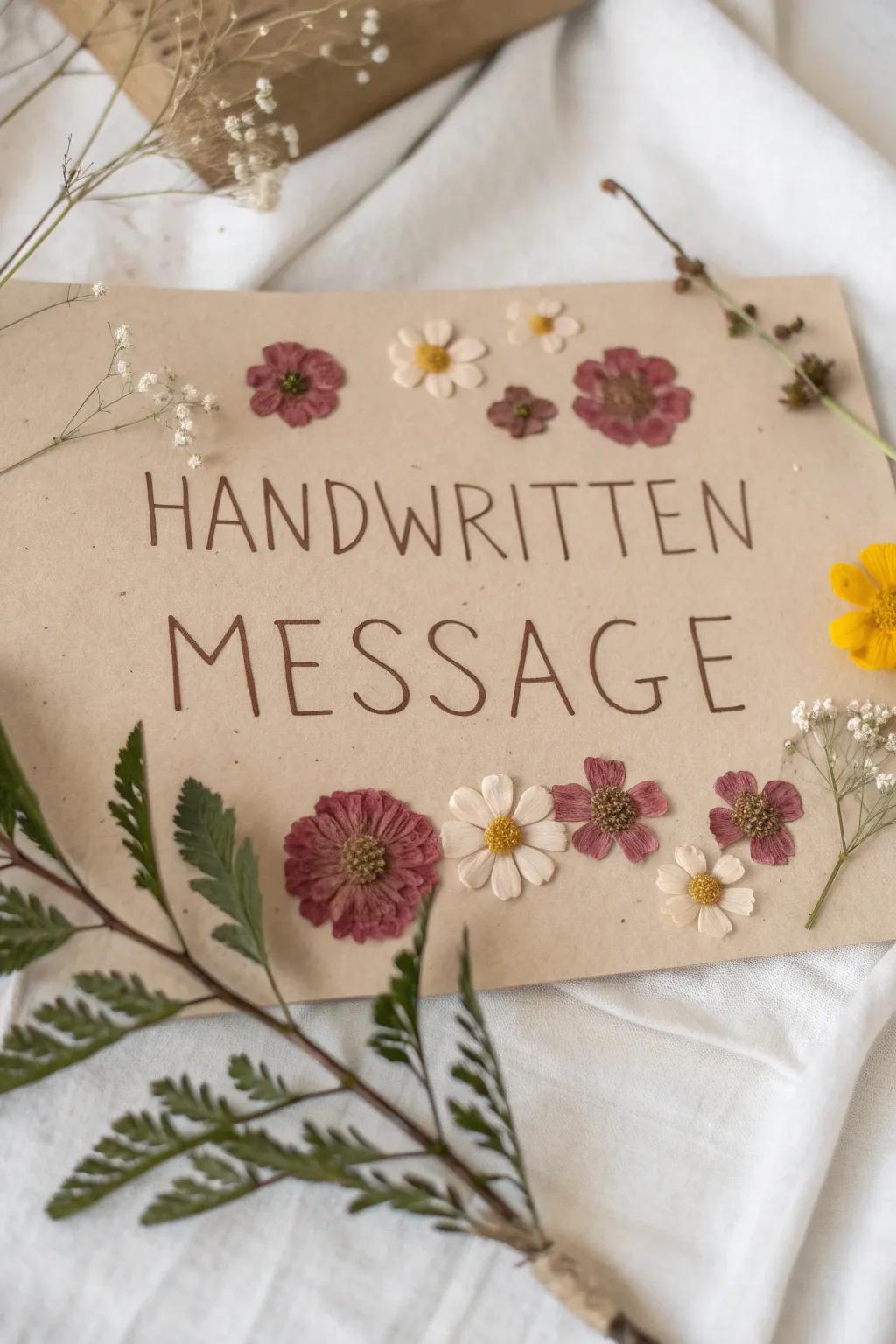 Convey your affection with a thoughtfully fashioned greeting.