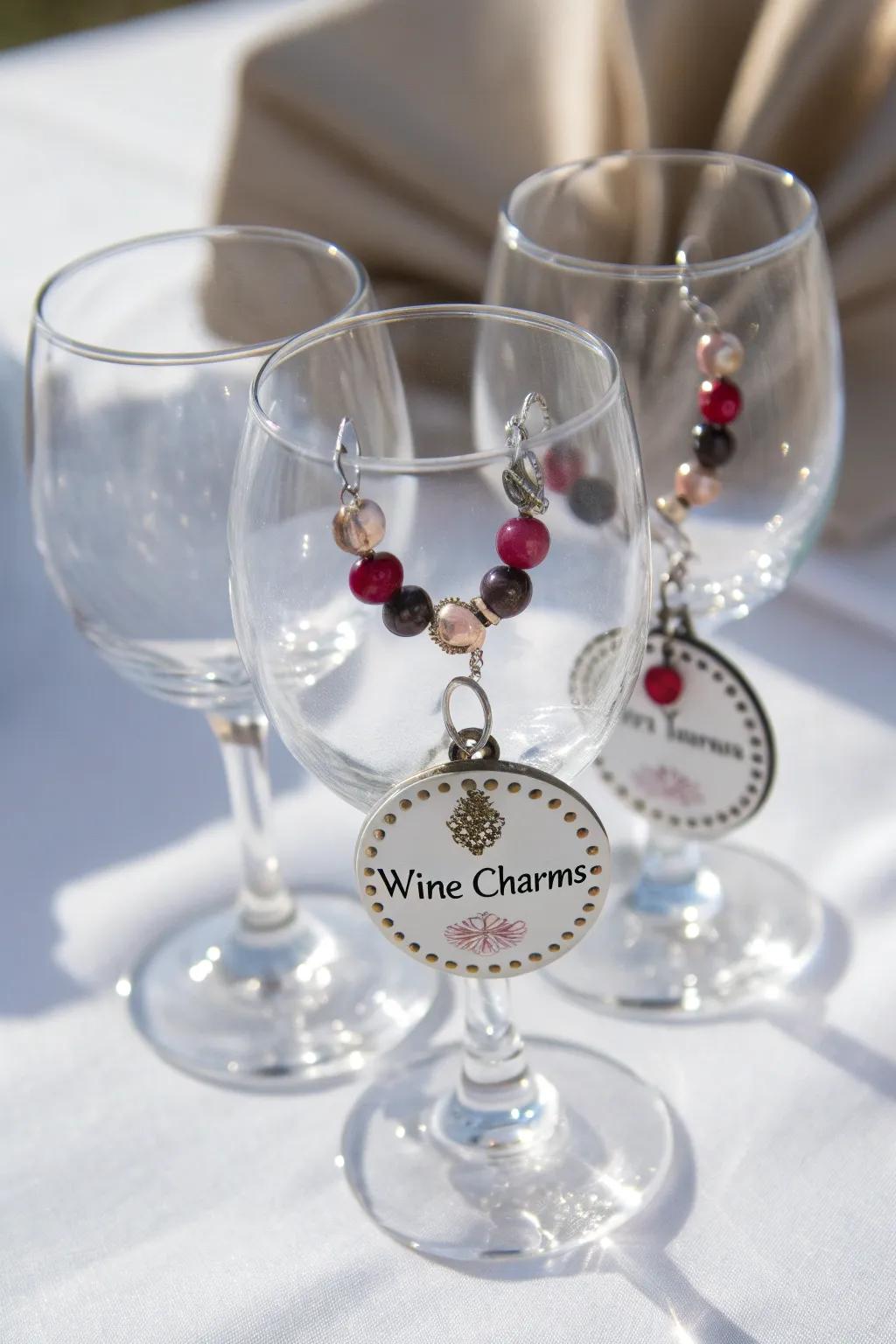 Lovely accents that personalize each beverage.