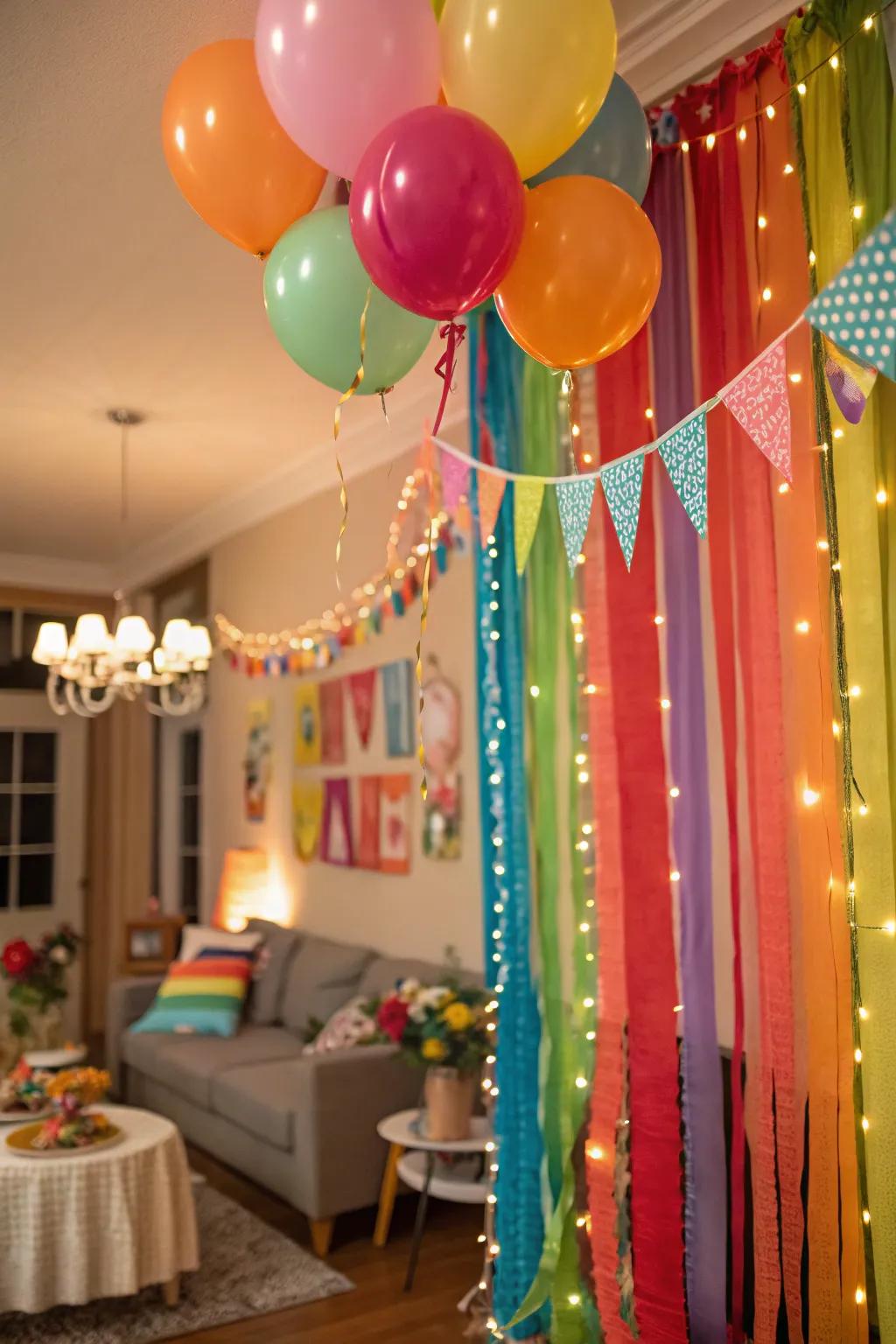 Inject vibrancy and amusement through dynamic ribbons.