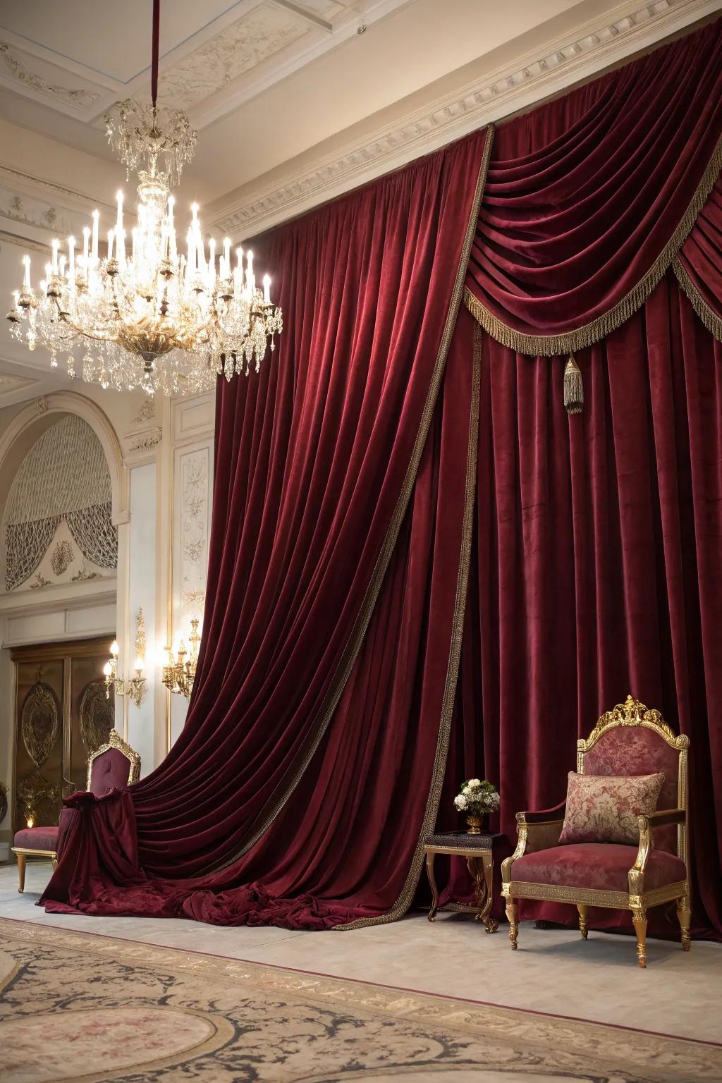 Drapery introduces feel and grace to your surroundings.