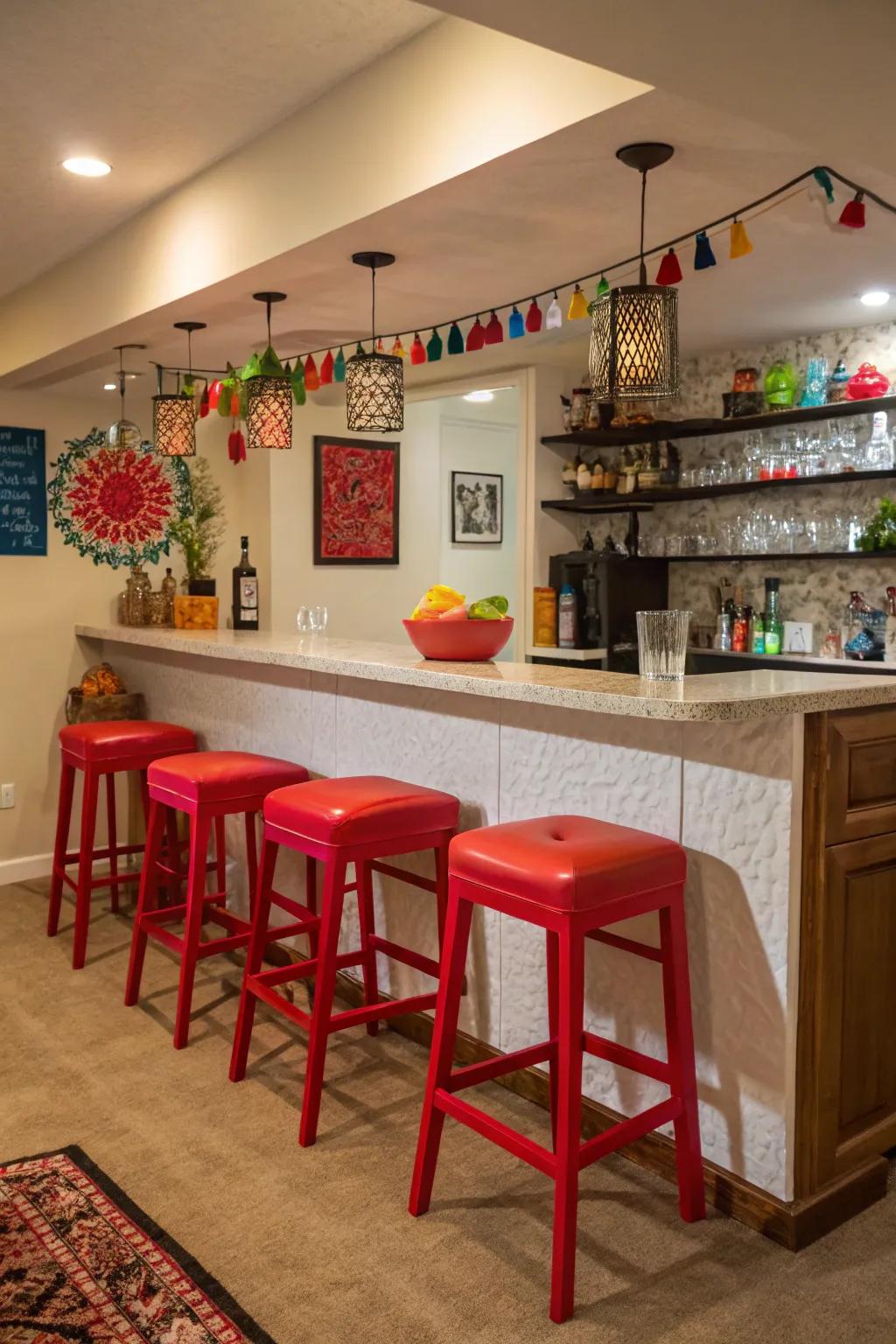 A flash of color creates energy in your bar.