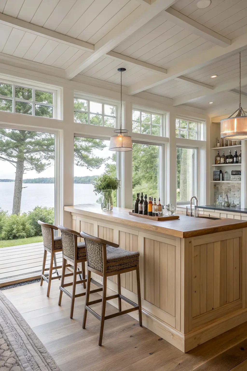 Open and airy panel designs offer a refreshing and inviting atmosphere.