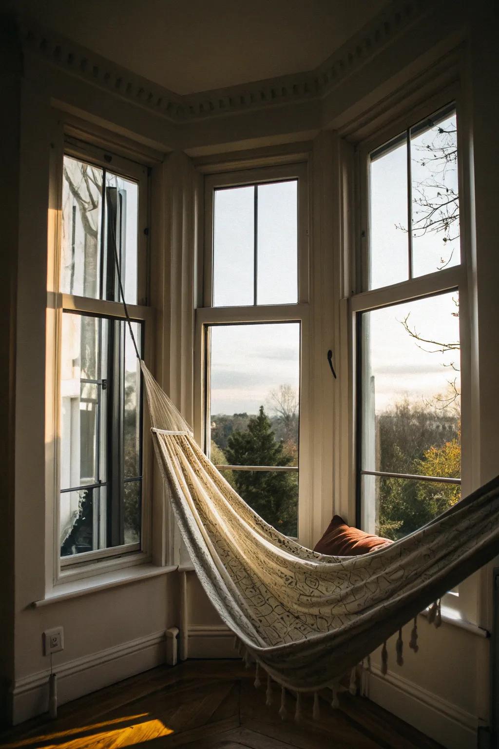 For fun and relaxation, try adding a hammock.