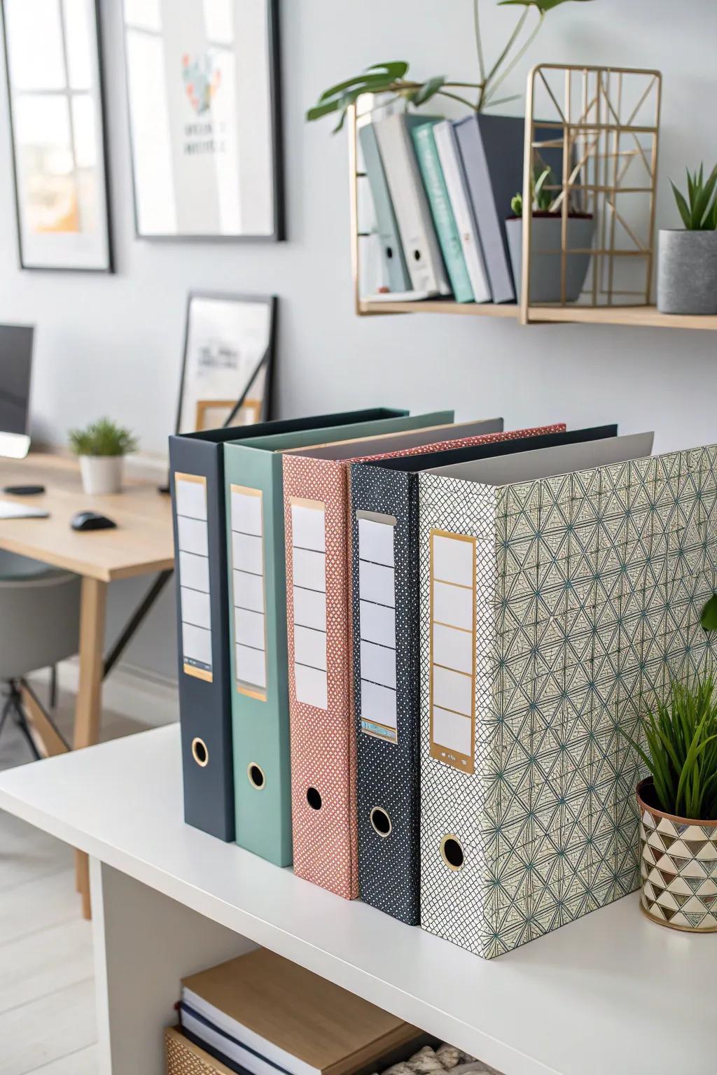 A selection of various binder sizes, meeting diverse needs.