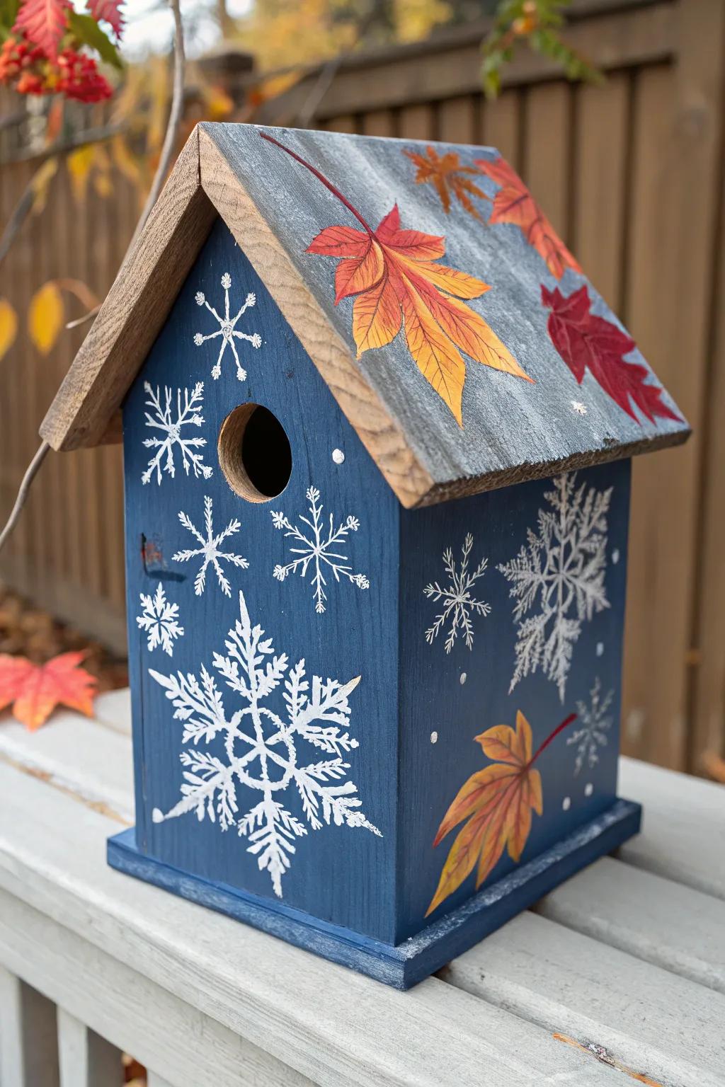 Rejoice in the periods with a magnificently crafted birdhouse that’s a testament to artistry and focus.