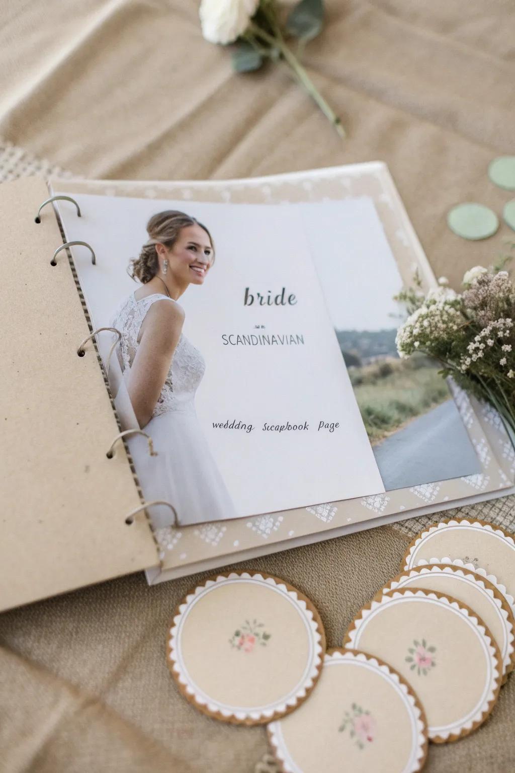 Embrace inventiveness through stunning memory book designs that depict your unparalleled wedding narrative.