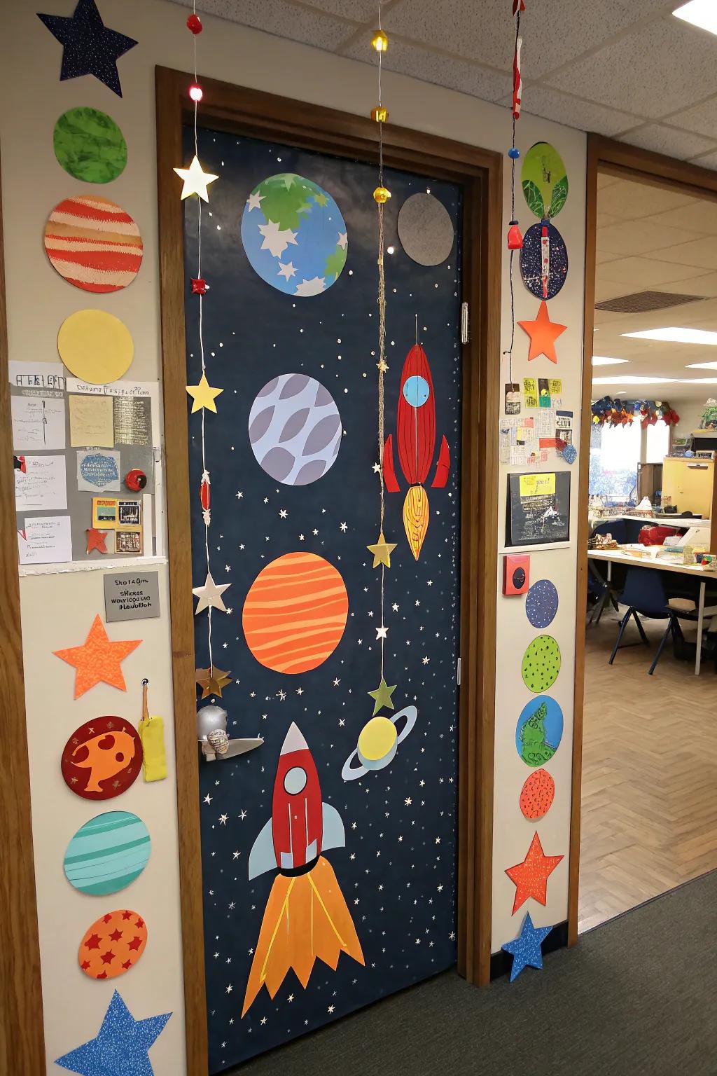Propel dreams using a cosmic-themed career entrance.