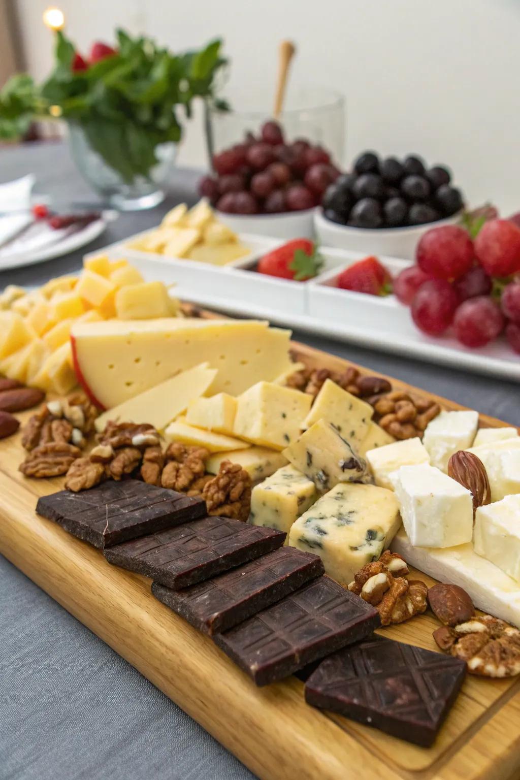 A unique mix of chocolate and cheese for adventurous palates.