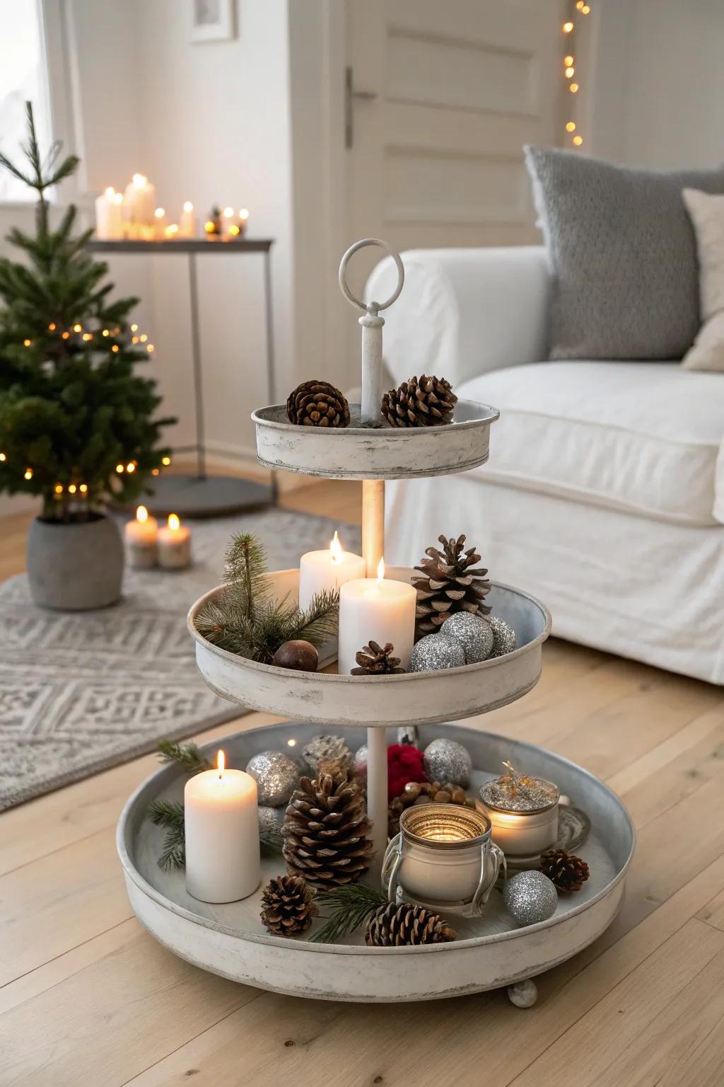 Simple Festive Design: Simple and sophisticated northern European accents.
