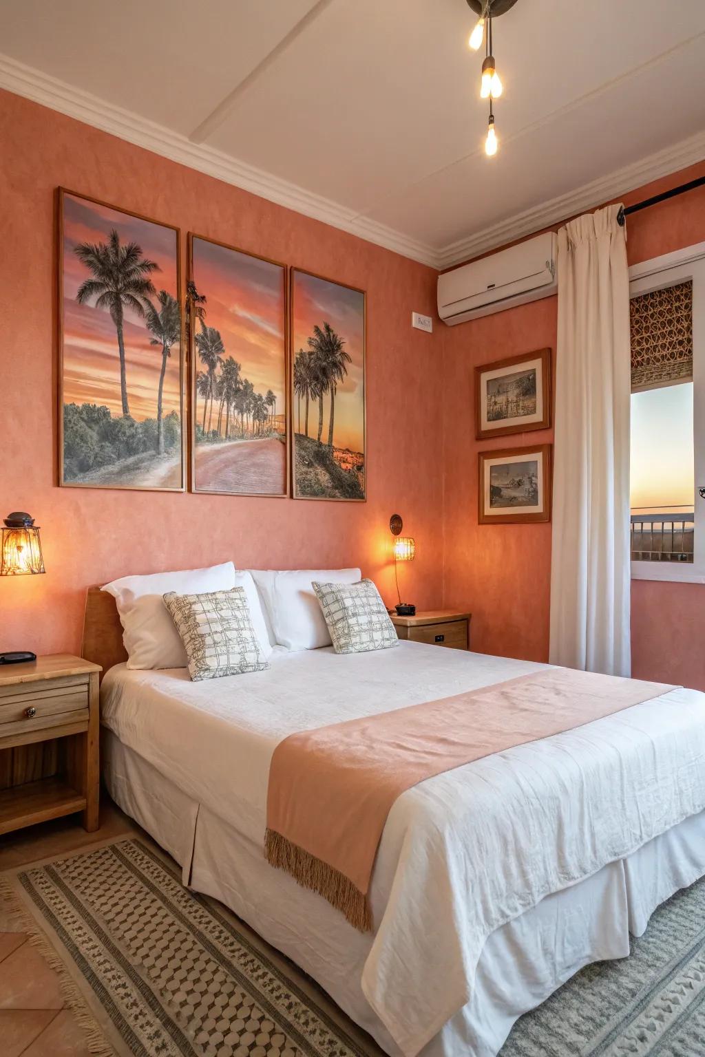 Dusk peach shine introduces warmth and love.