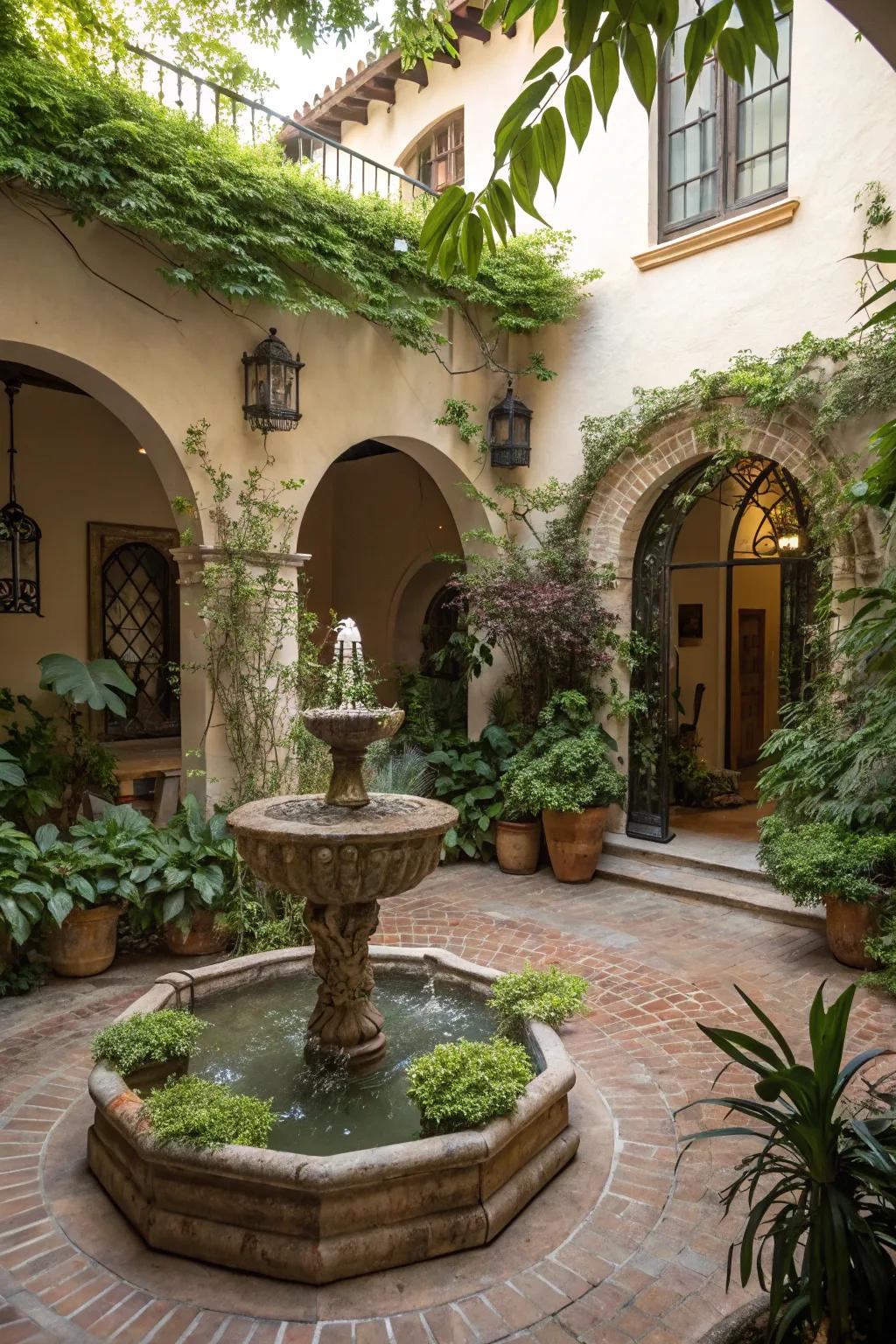 A tranquil aqua element to soothe the senses.