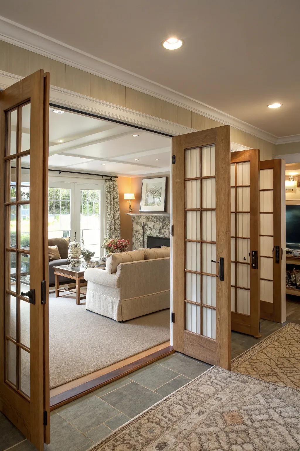 Space separators allow for flexible space utilization.