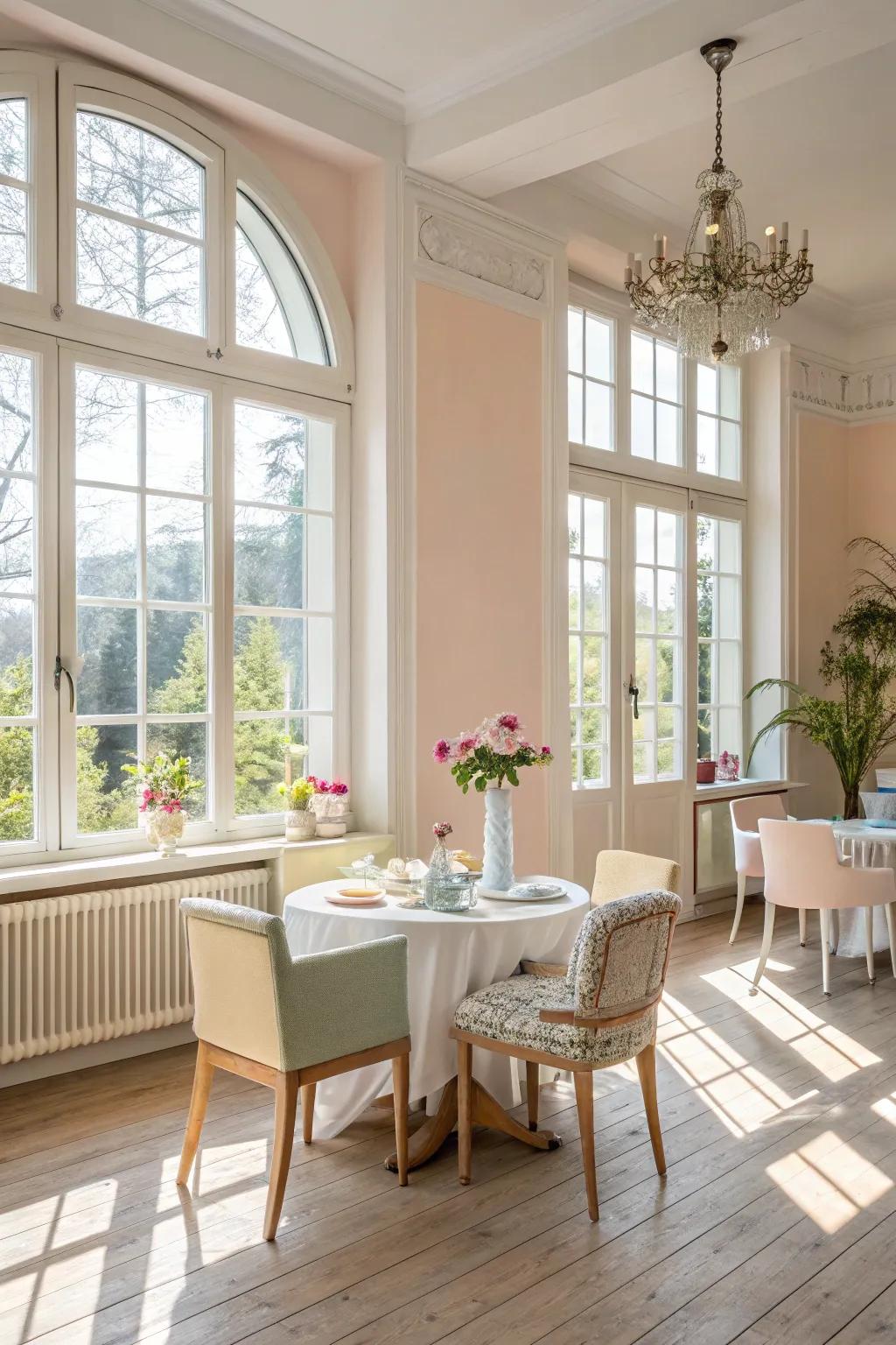 Make thoughtful design choices to create a light, airy ambiance.