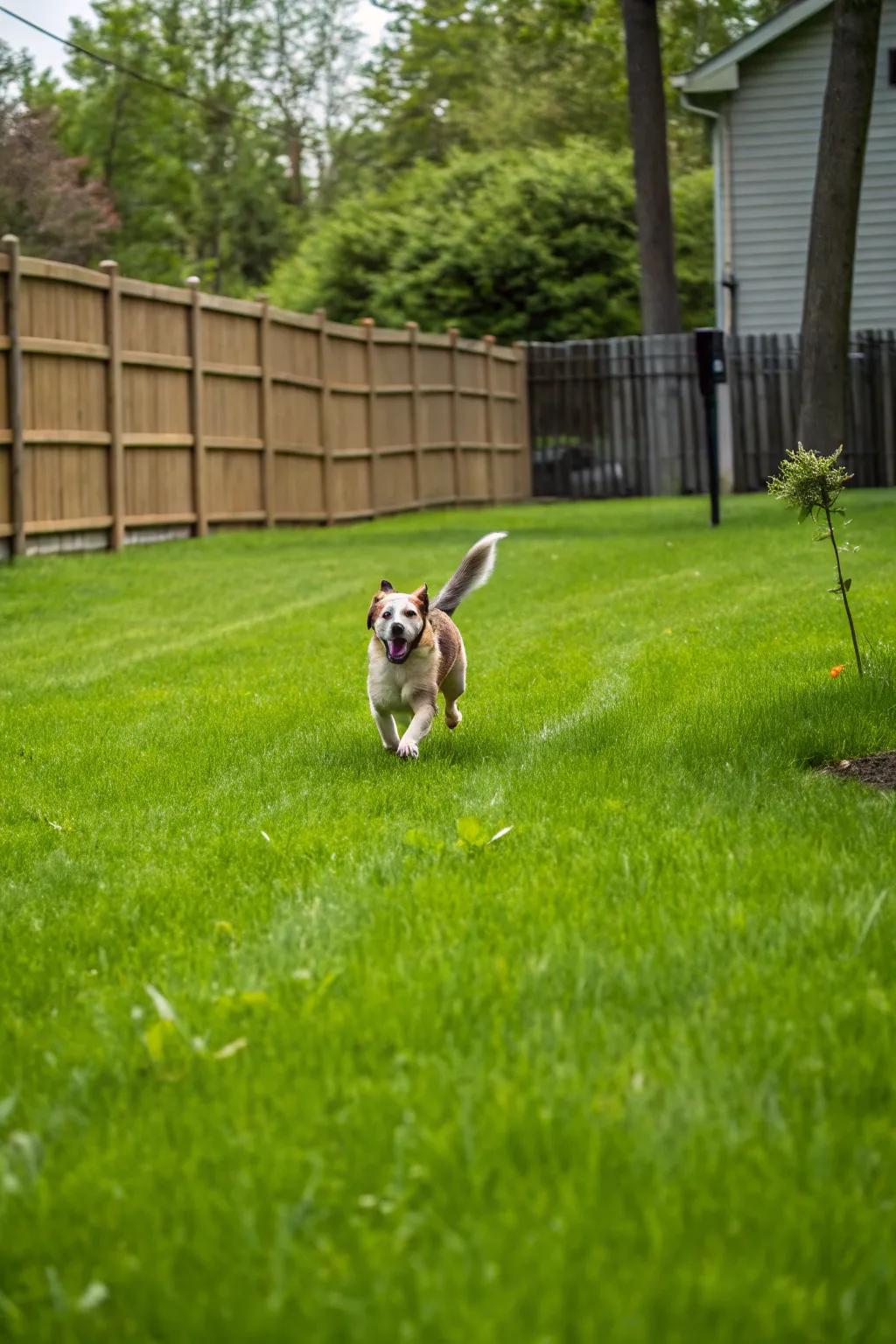 Open spaces make way for carefree sprinting and playing.