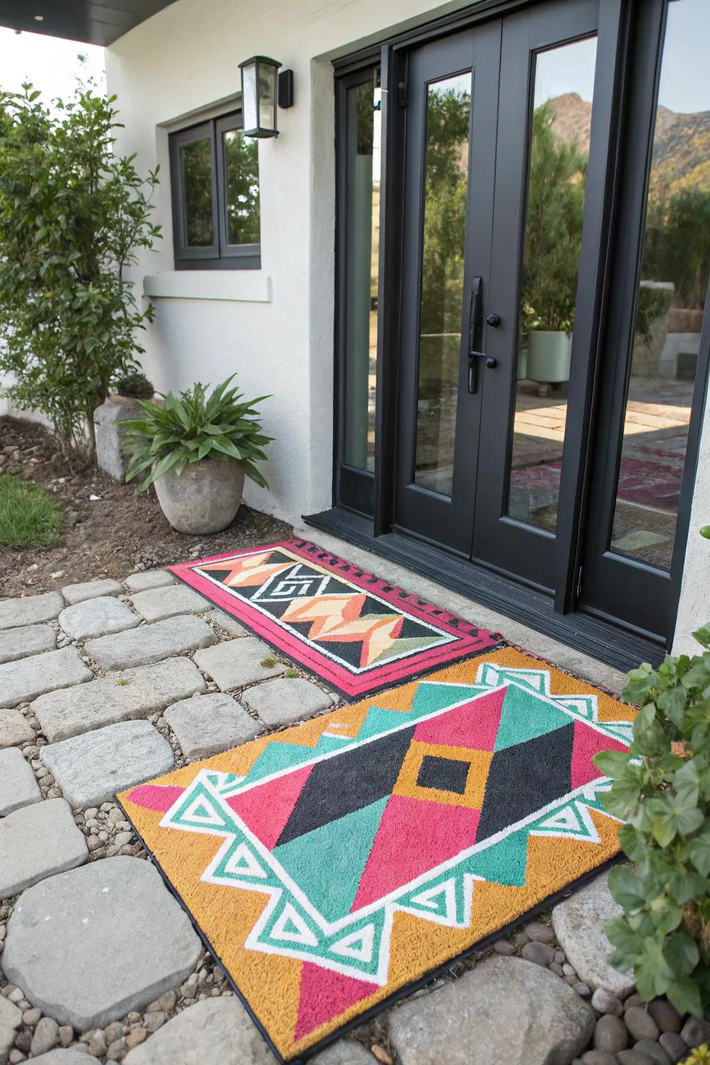 DIY doormats showcase your creativity at the entrance