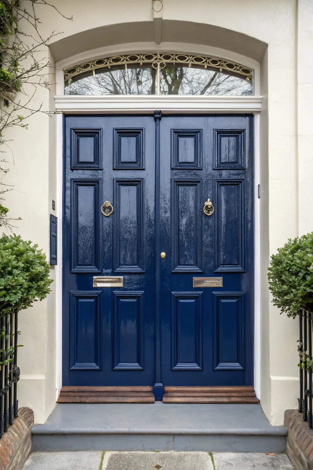 Make an impact using vivid door colors that captivate.
