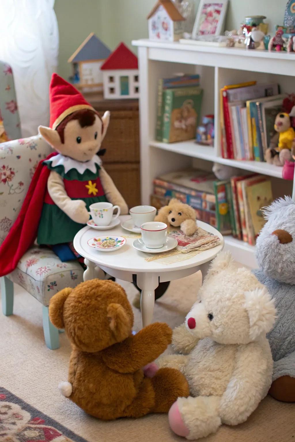 Solicit your pixie and amigos for a delightful tea get-together.
